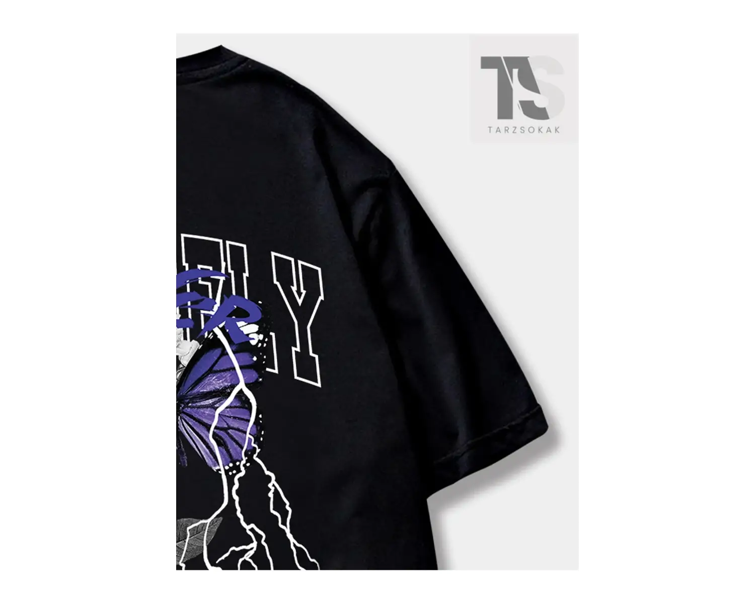 Goth Erkek Pamuk Kafatası Baskılı Tişört