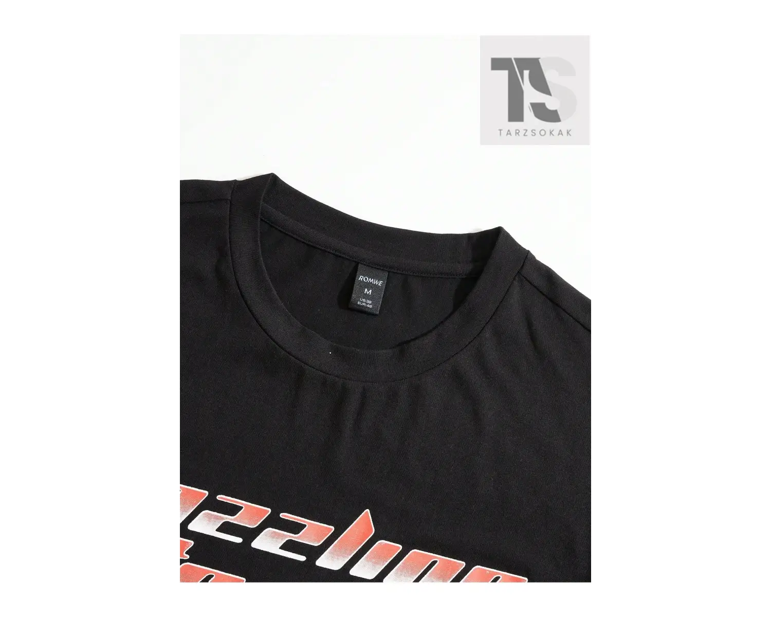 Goth Erkek Sloganlı ve Grafik Baskılı Tişört