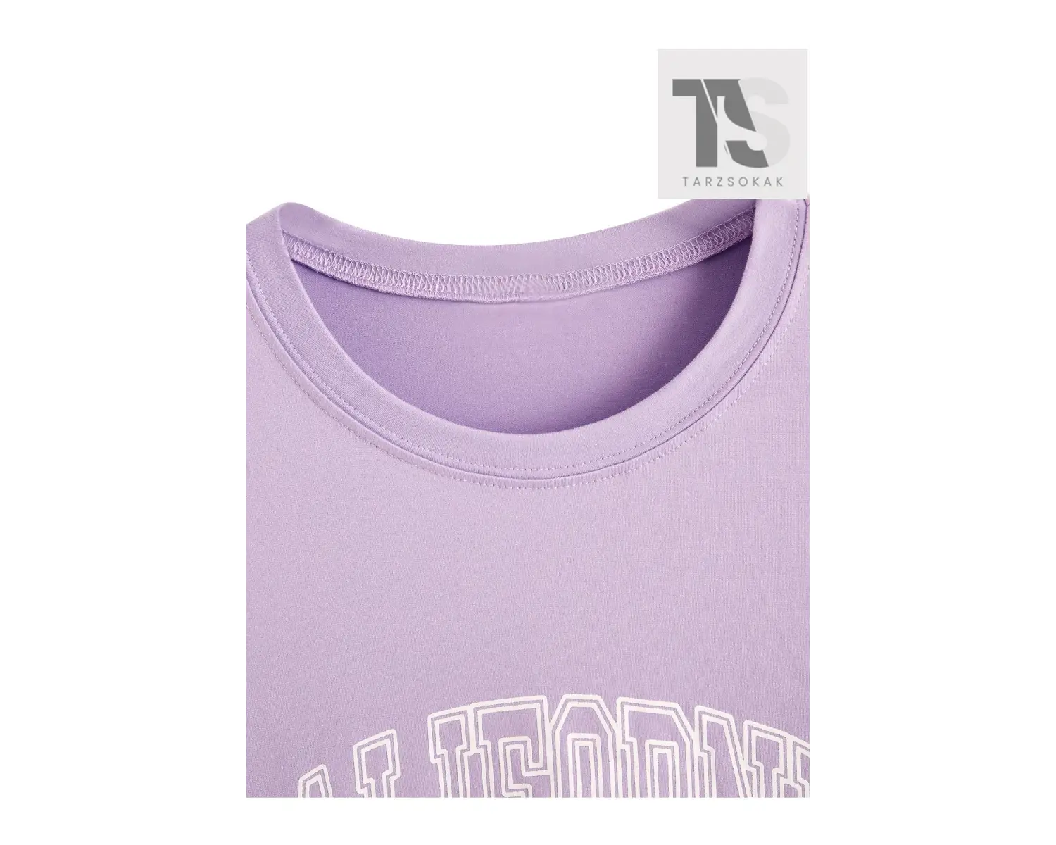 Goth Kafatası ve Harf Grafikli Düşük Omuzlu Tişört