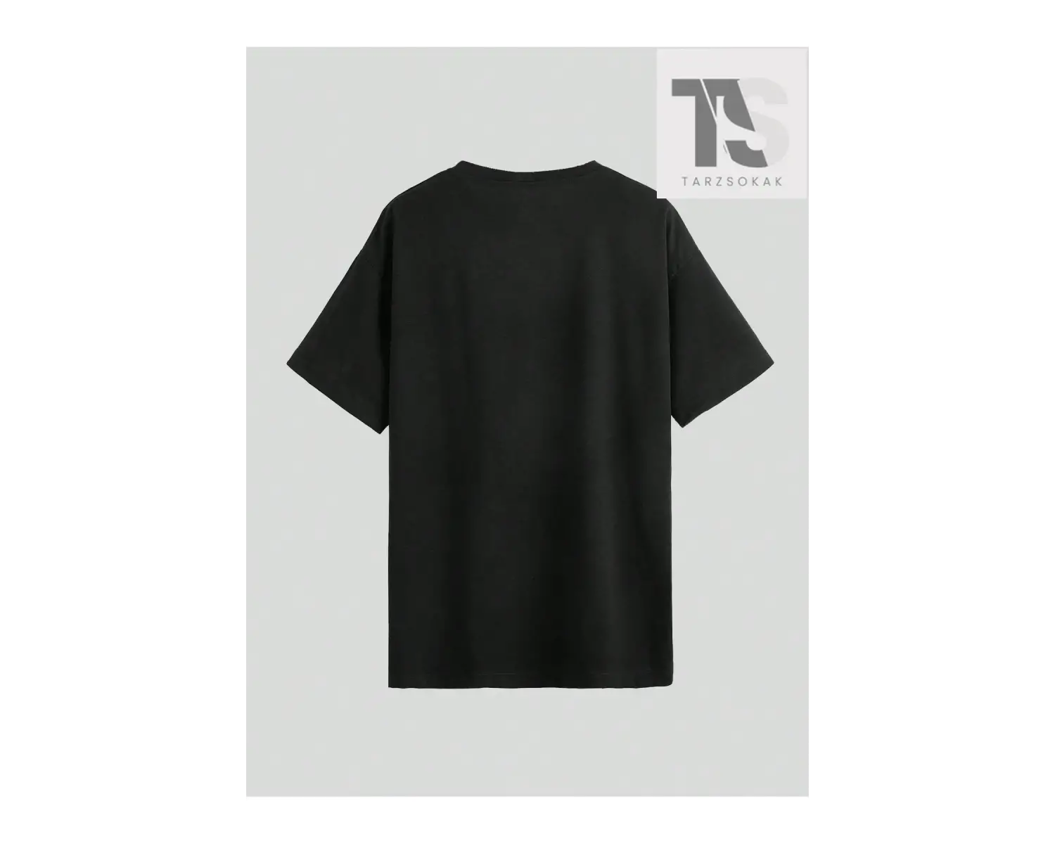 Goth Kedi ve Ay Baskılı Tişört