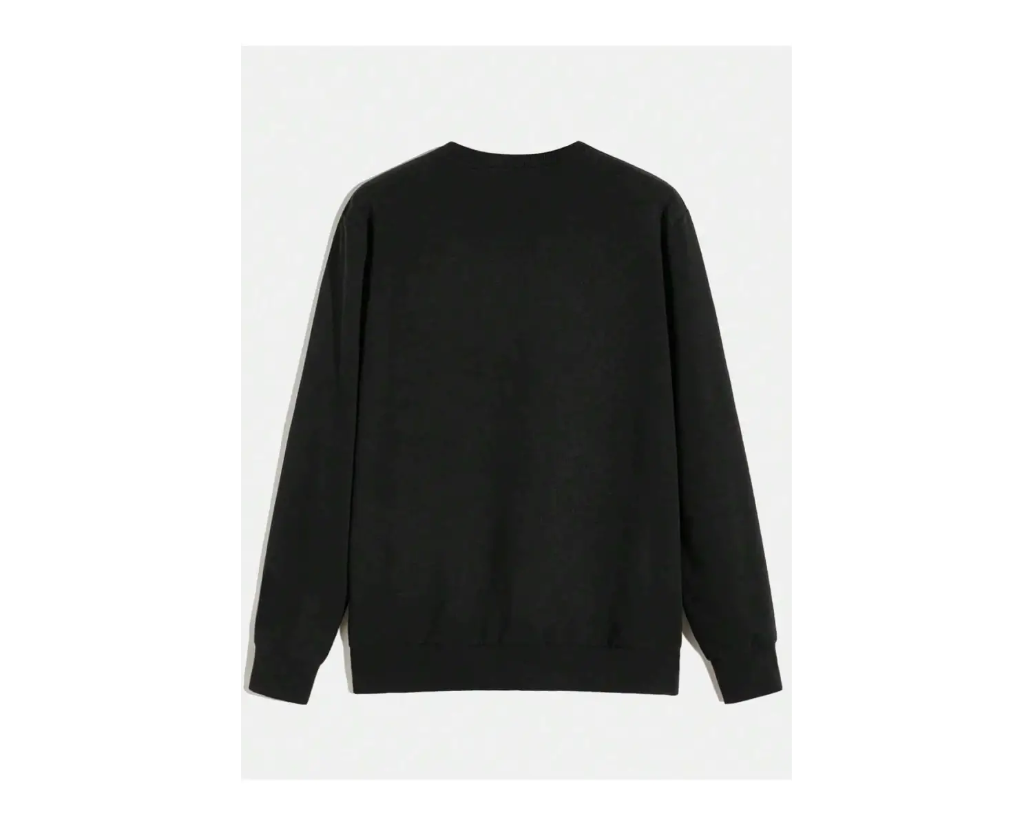 Goth Letter & Skull Print Sweatshirt Siyah