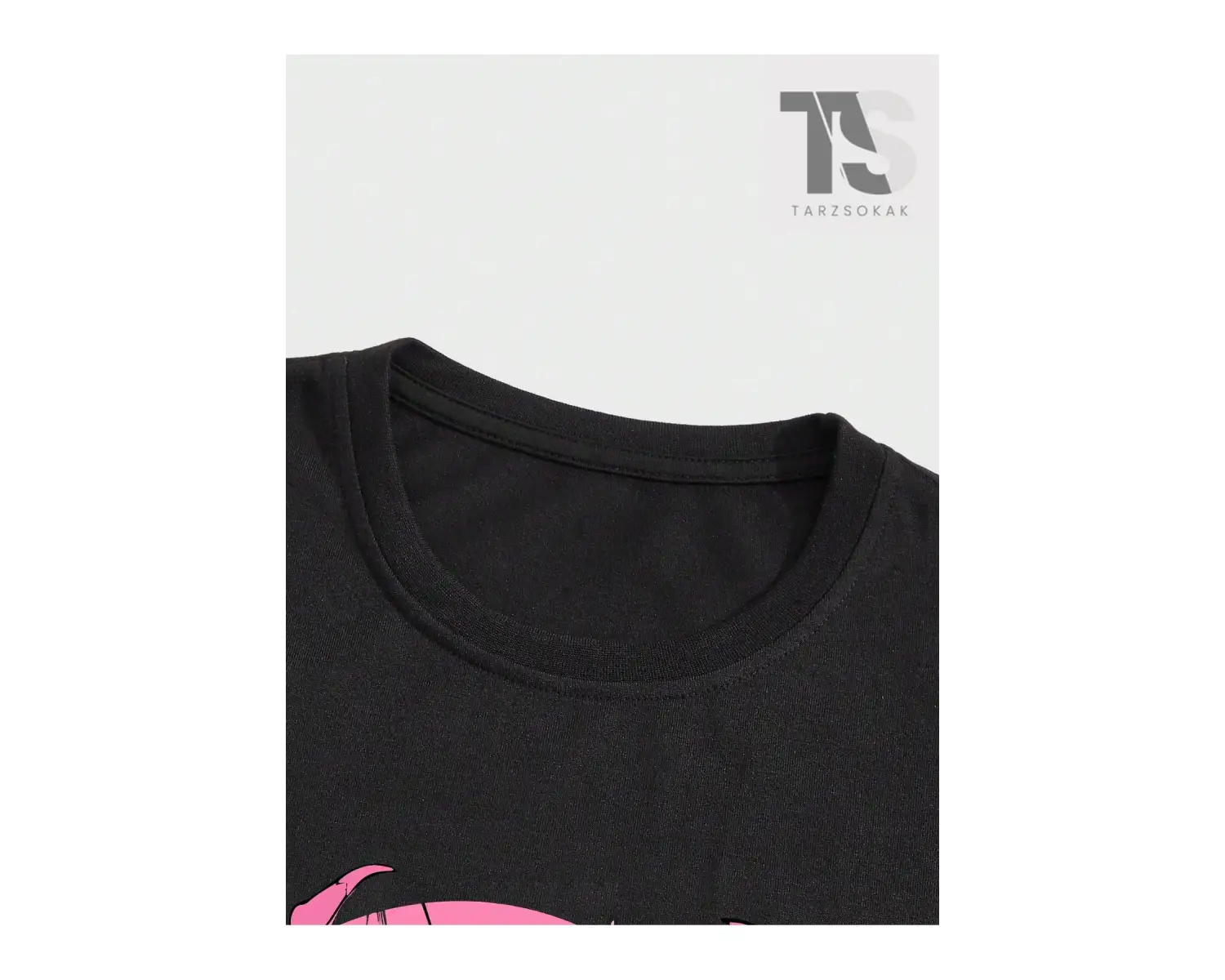 Goth Örümcek ve Mektup Baskılı Yuvarlak Yaka Erkek Tişört