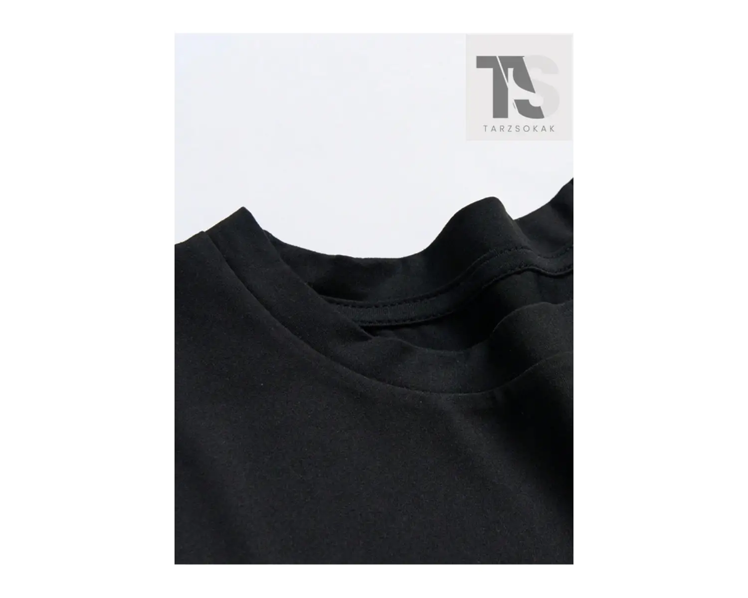 Goth Sloganı Kafatası Grafikli Damla Omuzlu Tişört