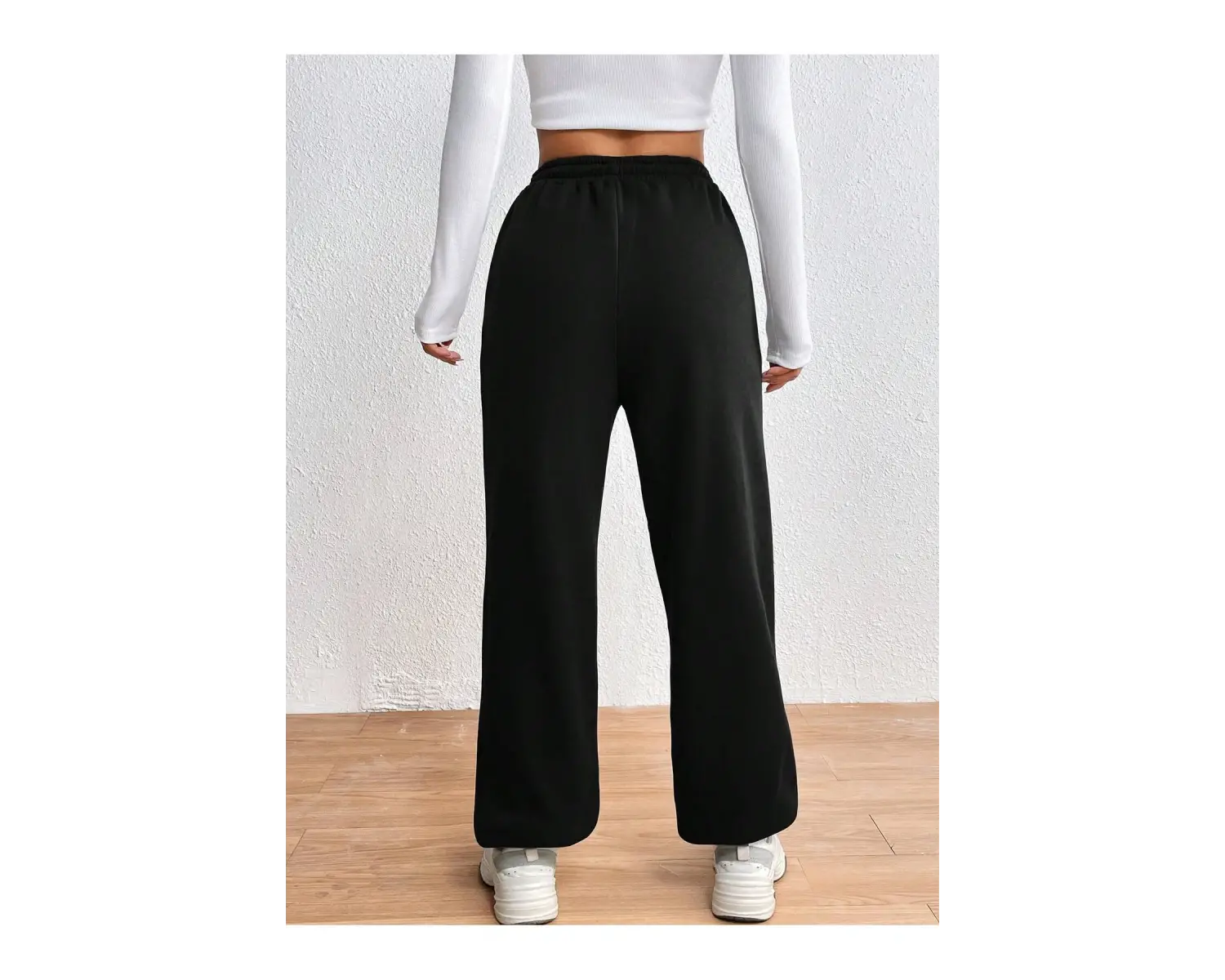 Graphic Drawstring Waist 4 Mevsim Eşofman