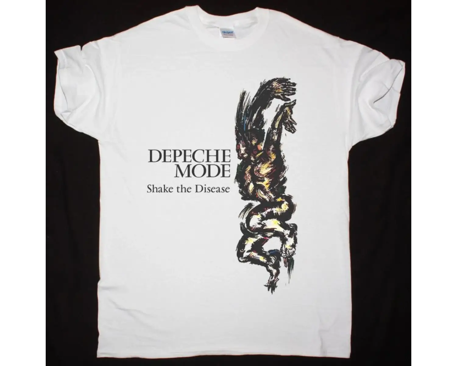 GRAVE TREMENDOUS PAIN91 NEW WHITE T-SHIRT ÖN BASKILI