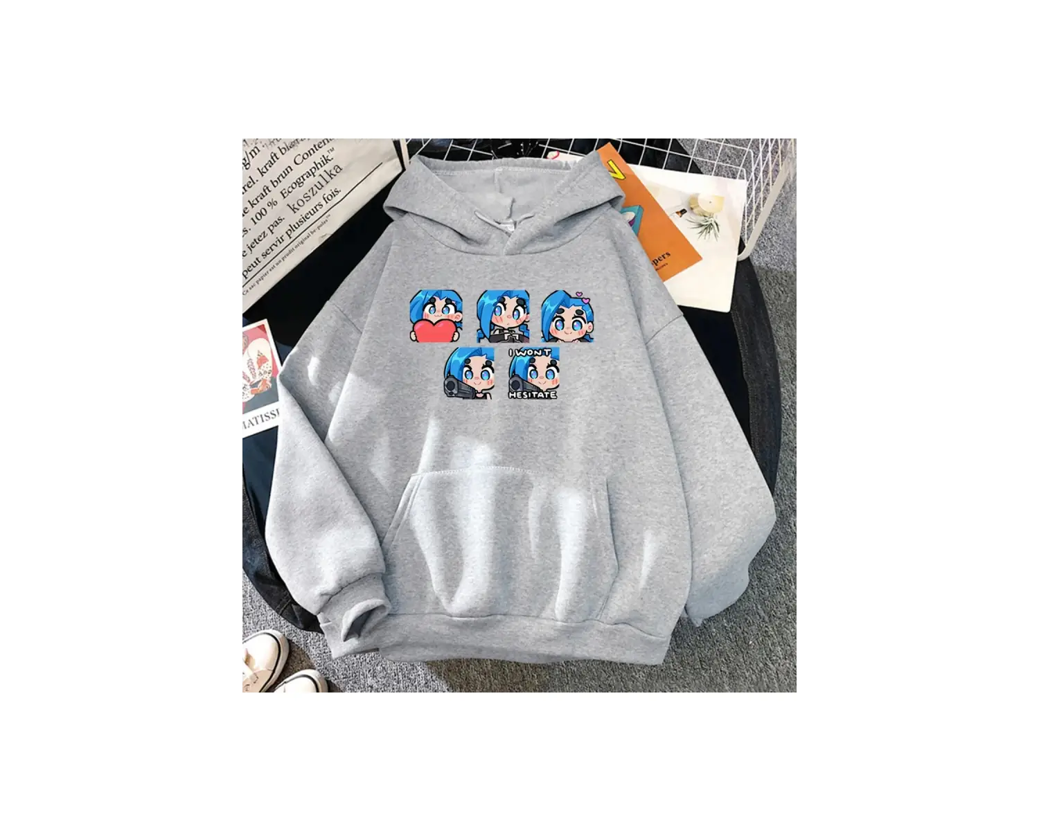 Gri Arcane Anime Gözler Vi Jinx