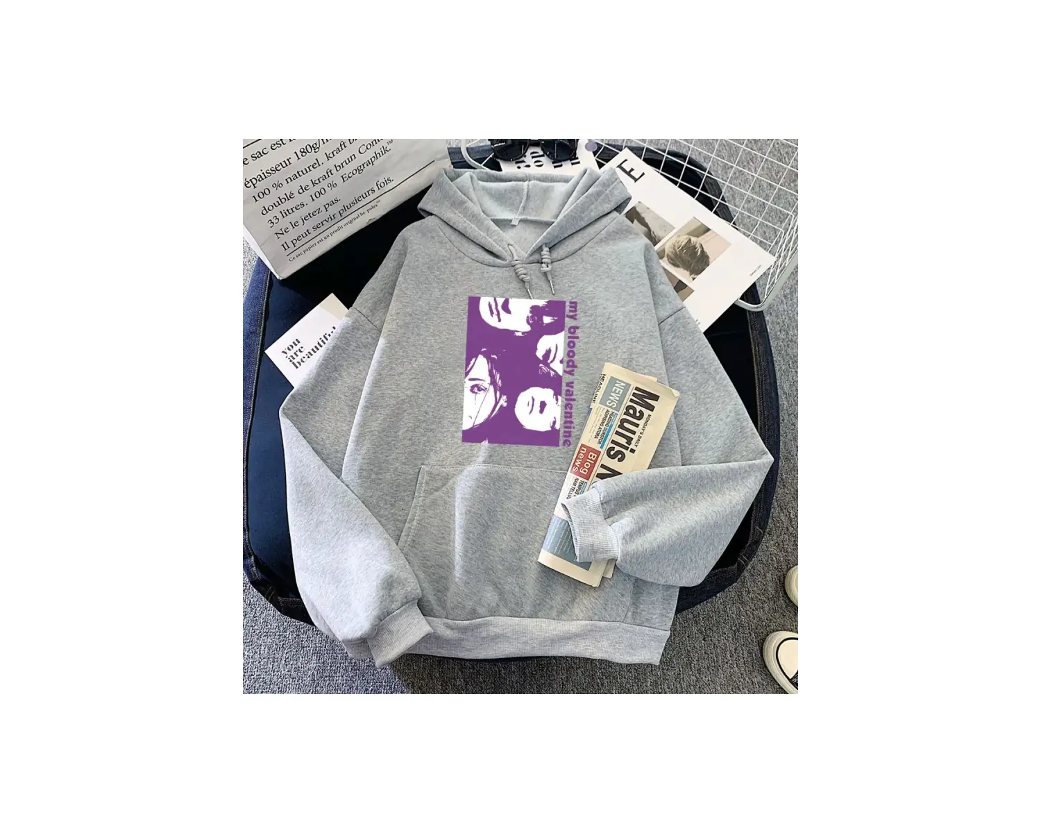 Gri Benim kanlı sevgililer Rock Band Hoodies