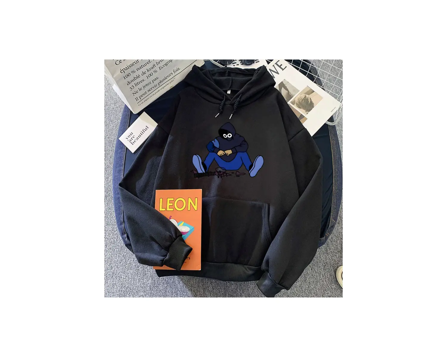 Gri BoyWithUke kıcıHoodies Moletom Feminino