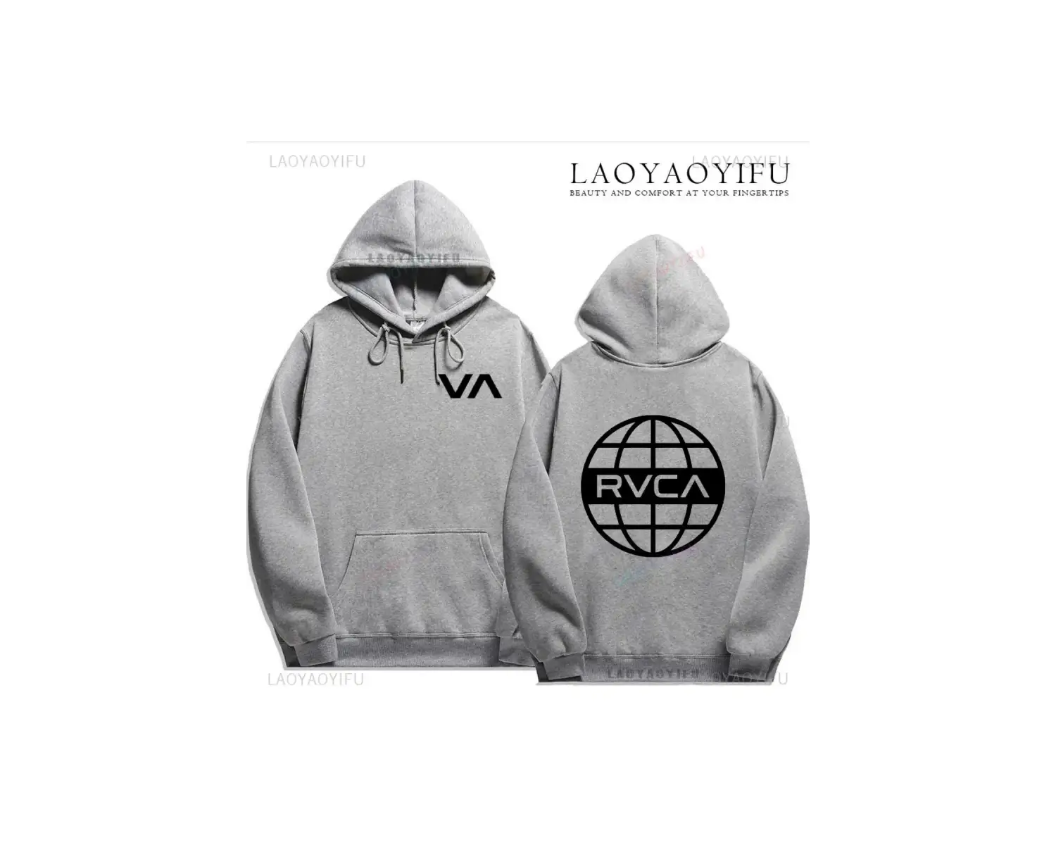 Gri Grafik Giyim Sokak Şıklığı