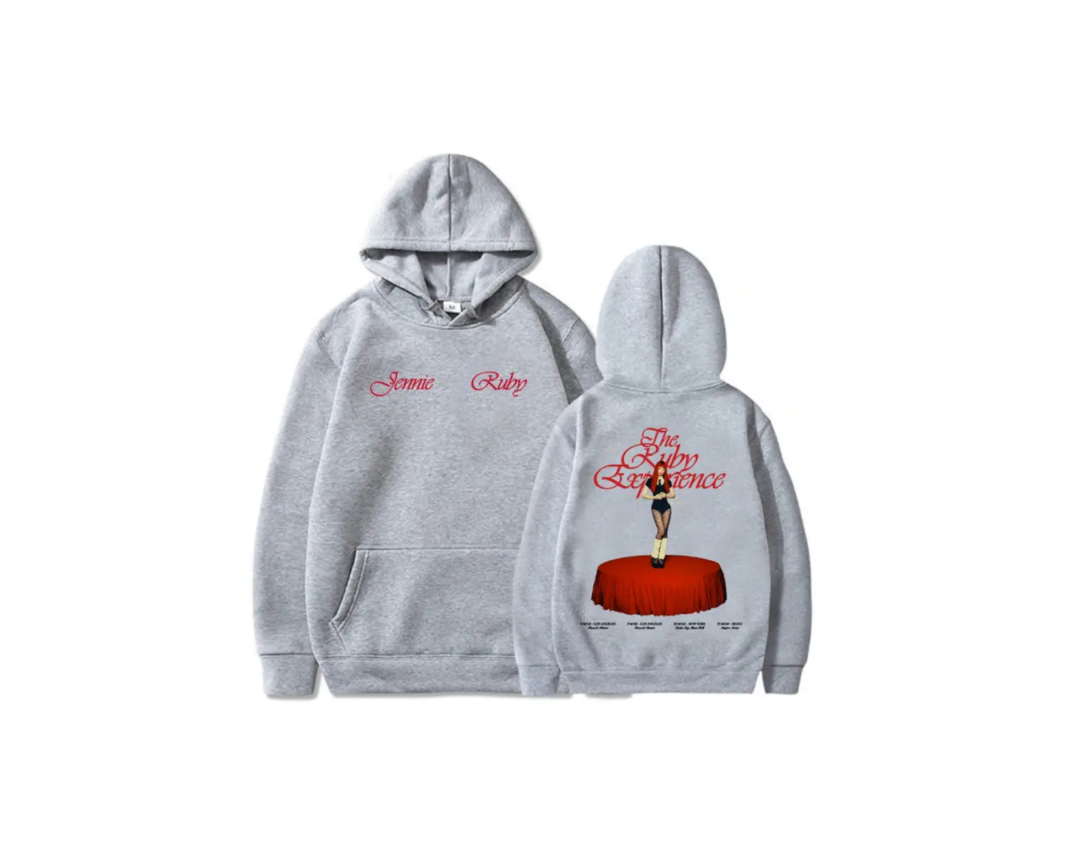 Gri Jennie Ruby 1st Studio Albümü ExtraL Yeni Kore kıcı Grafik