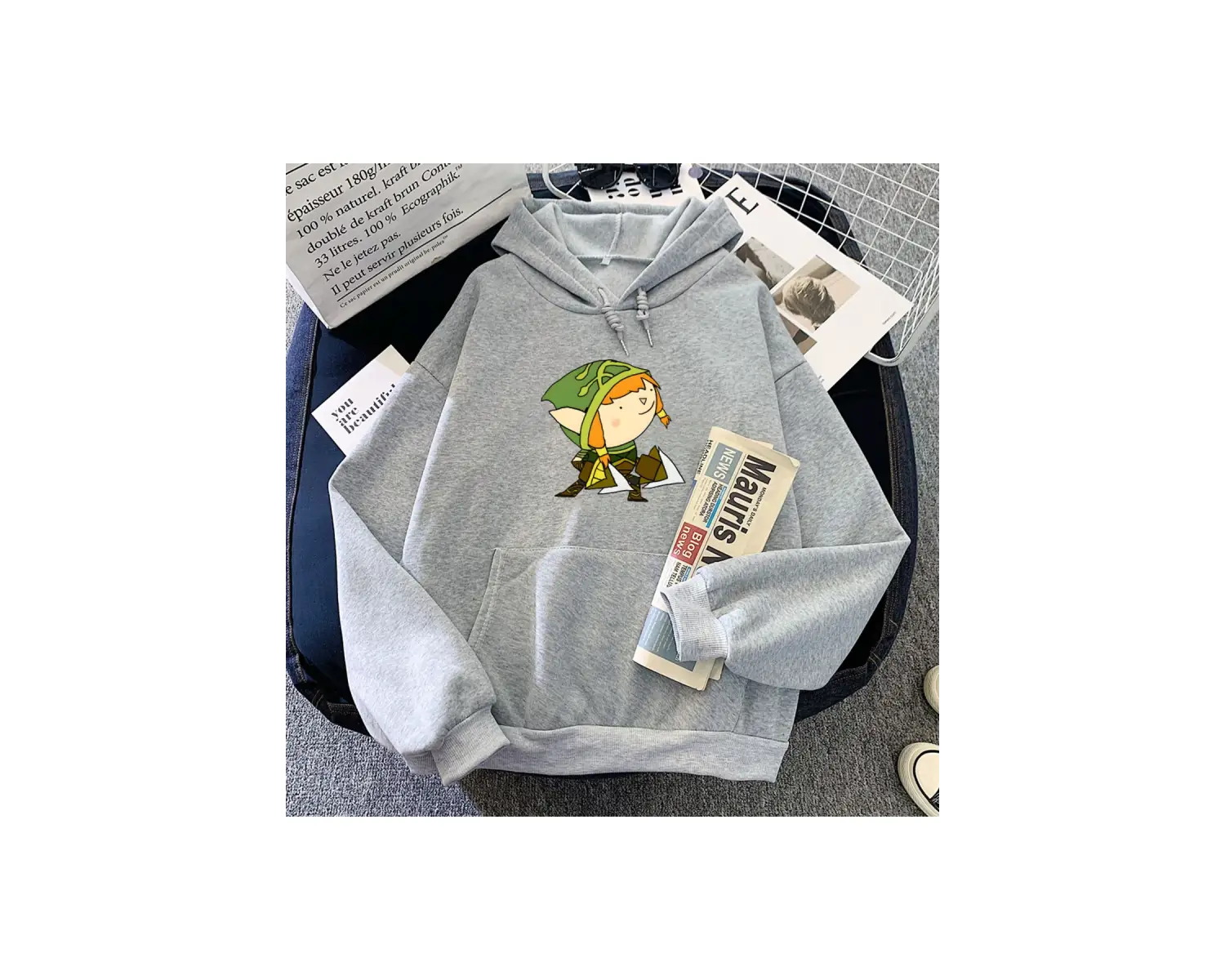 Gri Oyun Brawlhalla Sudadera Ropa De Mujer Kawaii Kar