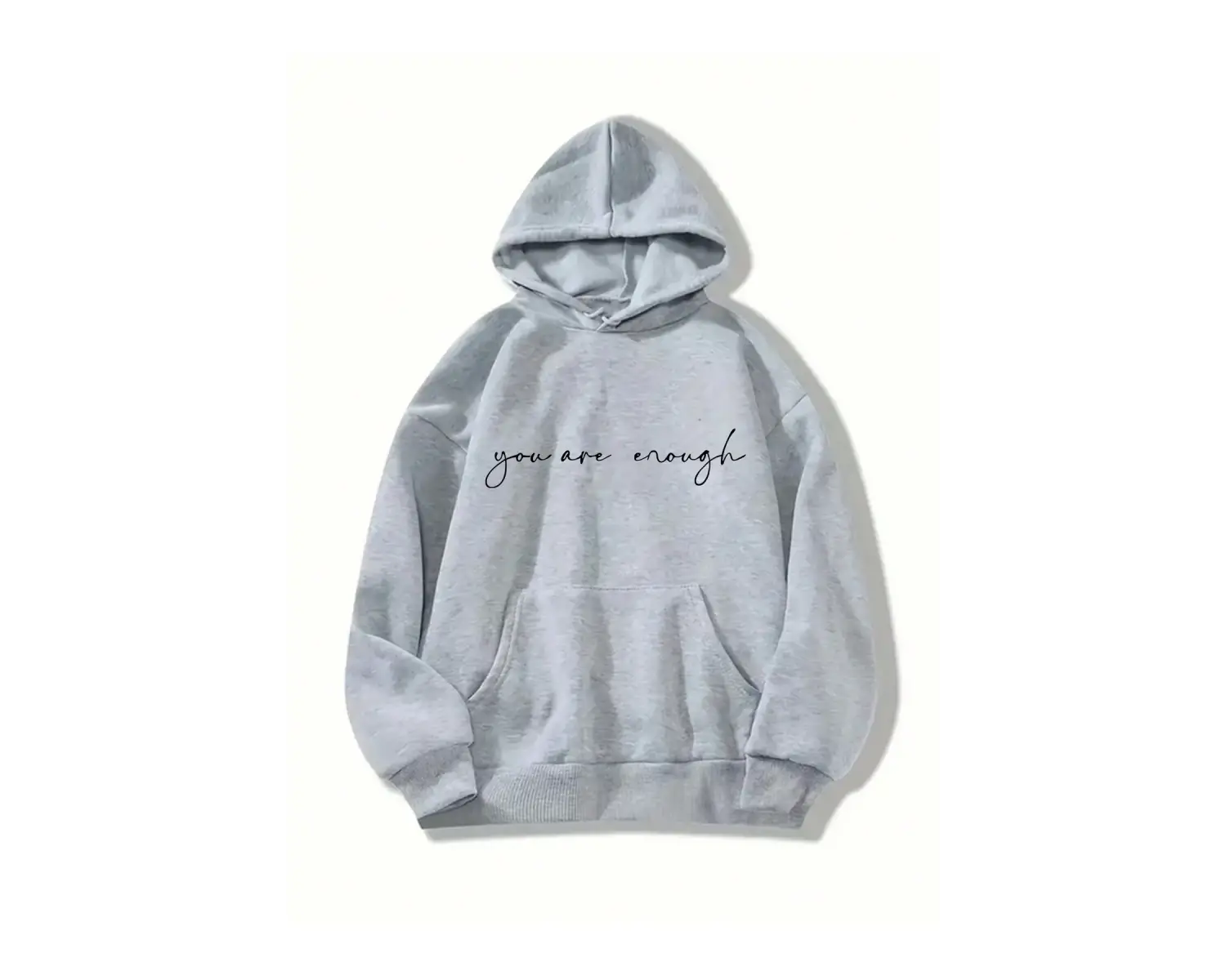 Gri Sevgili Kişi Arkamda Kapşonlu Sen Önemlidir