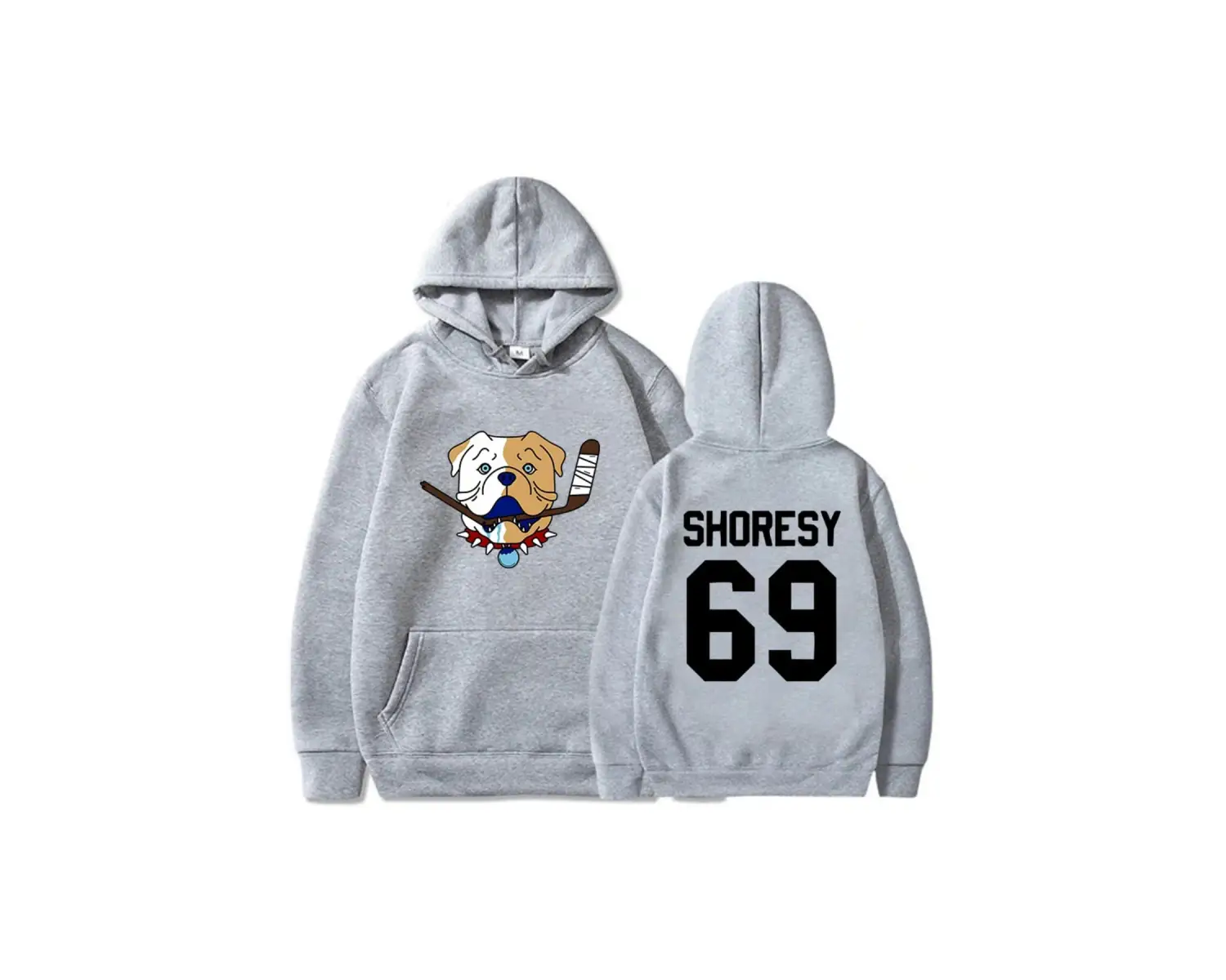 Gri Shoresy69 Sudbury yabanmersini buldog HoodiesCasual tiş