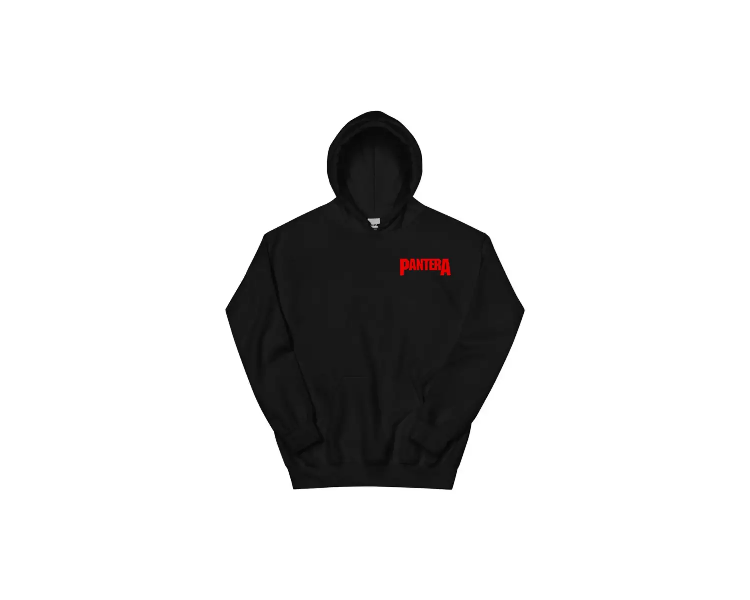 Gri Unisex Rock Grubu Pantera Logo Baskı Kapüşonlular Moda Sokak Hip Hop Er