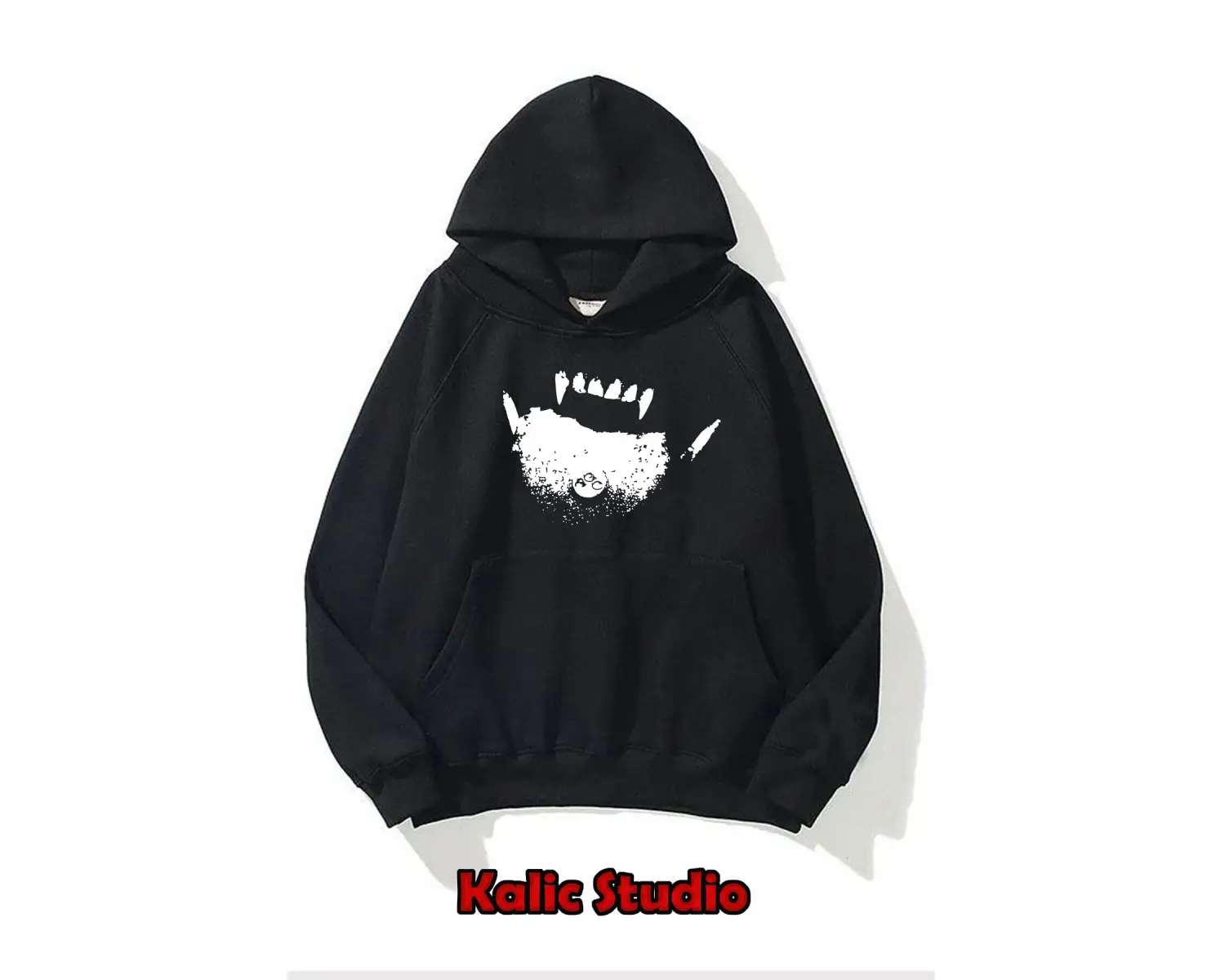 Grillz oversize sweatshirt gri