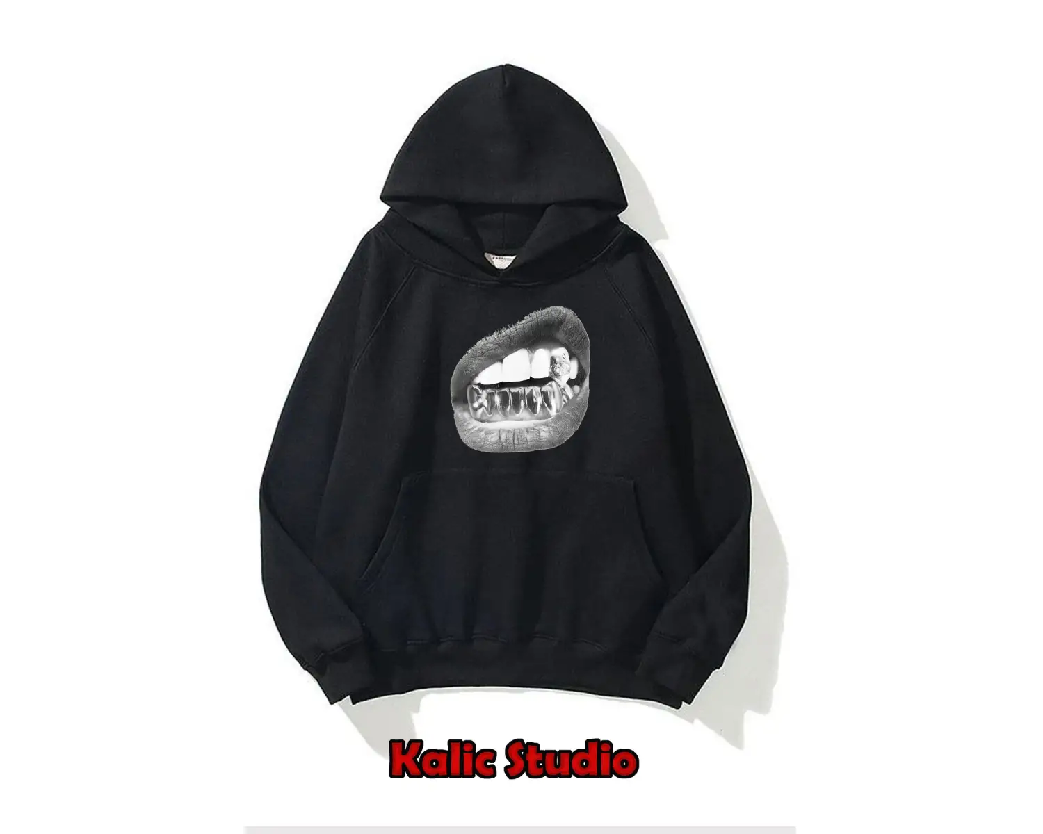 Grillz oversize sweatshirt gri