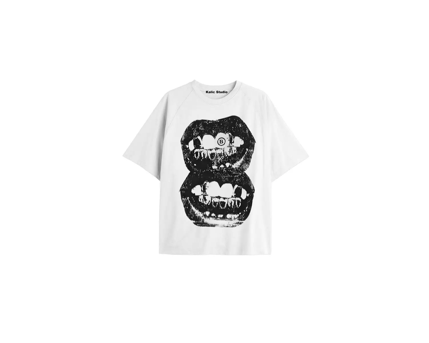 Grillz Tee -  Beyaz T-shirt