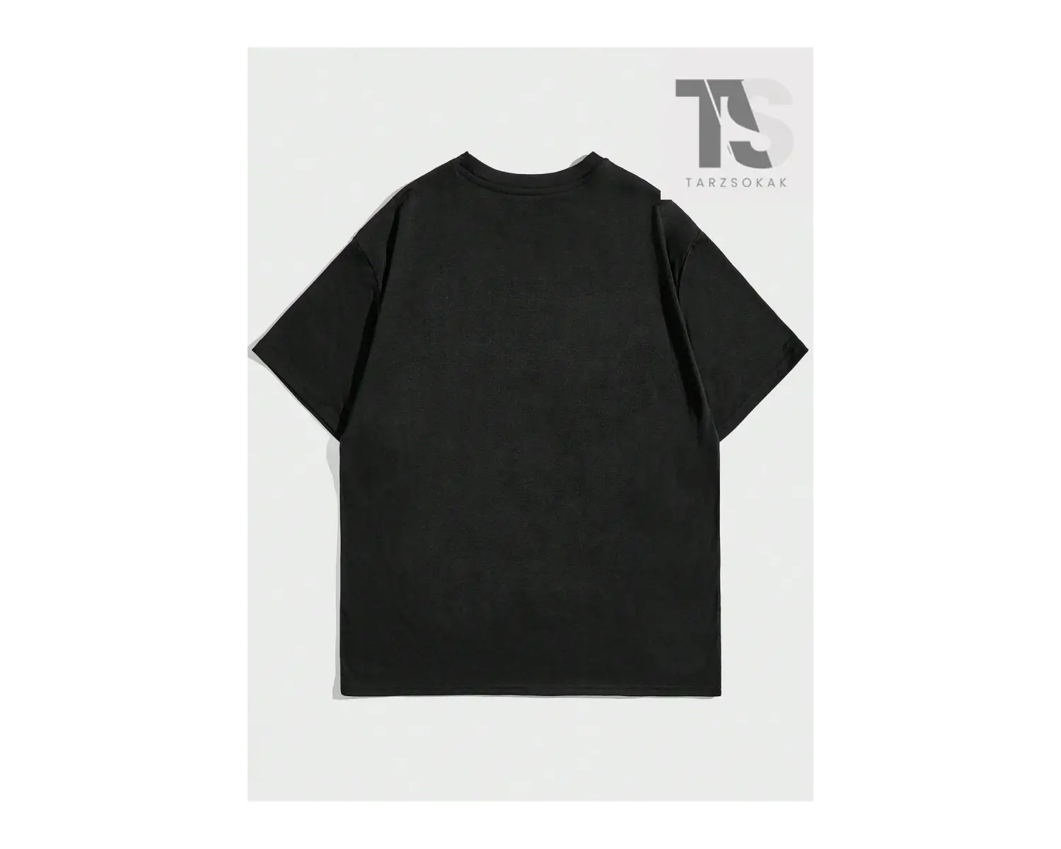 Grunge Punk Erkek Mektup ve Şekil Grafikli Tişört