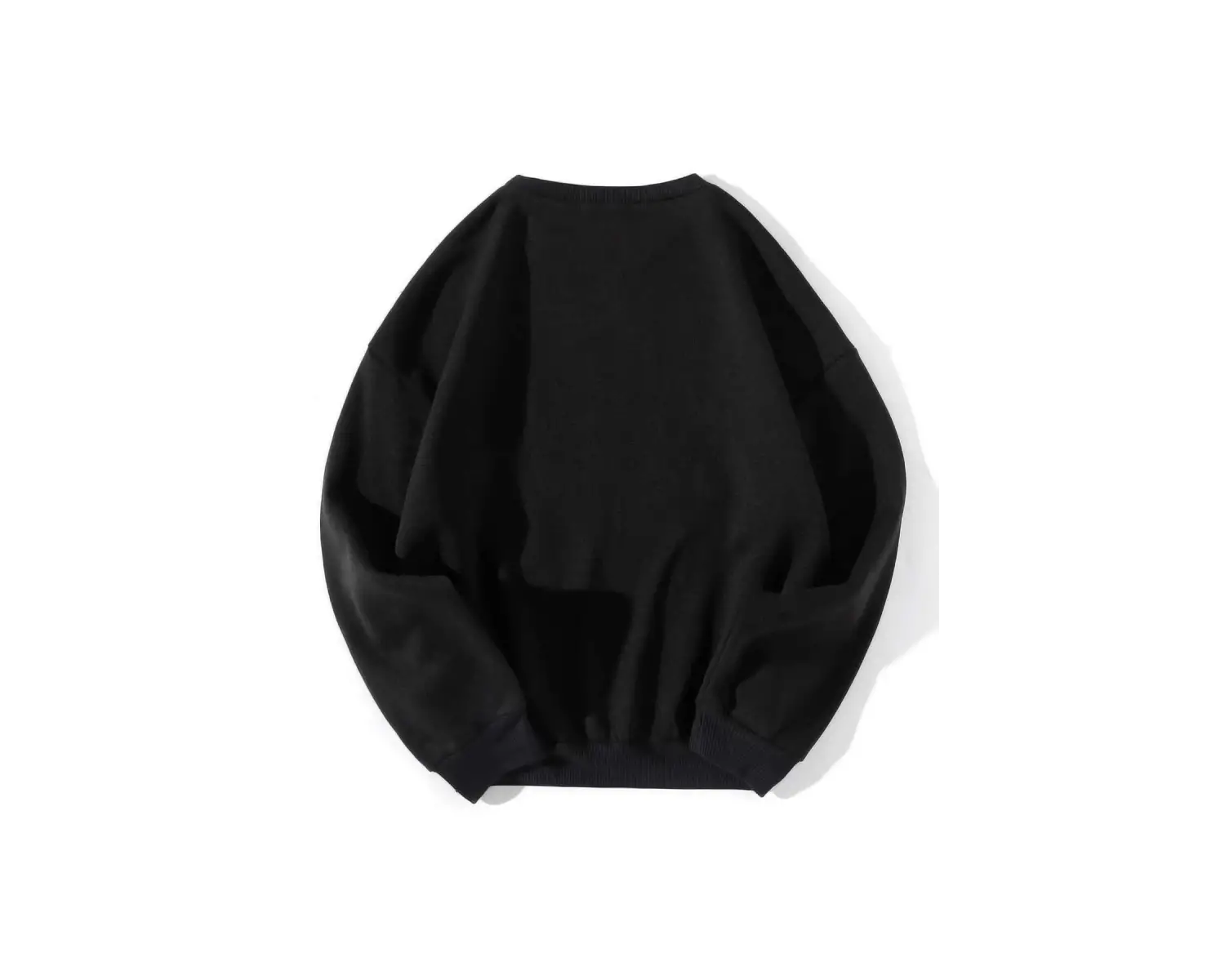 Grunge Punk Skull & Letter Graphic Sweatshirt Siyah