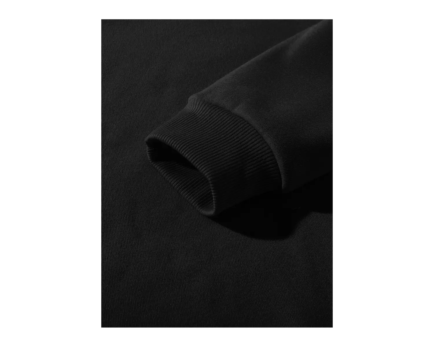 Grunge Punk Skull & Letter Graphic Sweatshirt Siyah