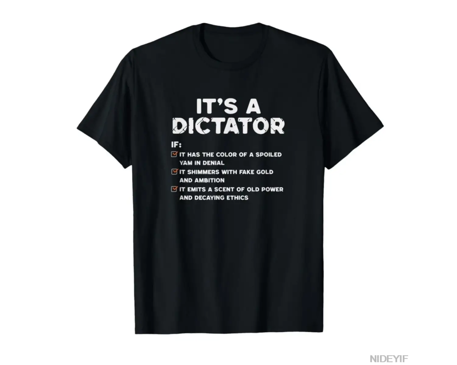 Güç ve Çöküş Hakkında Siyasi Satire Erkekler Kadınlar İçin Tişört %100 Pamuklu Tişörtler Kısa