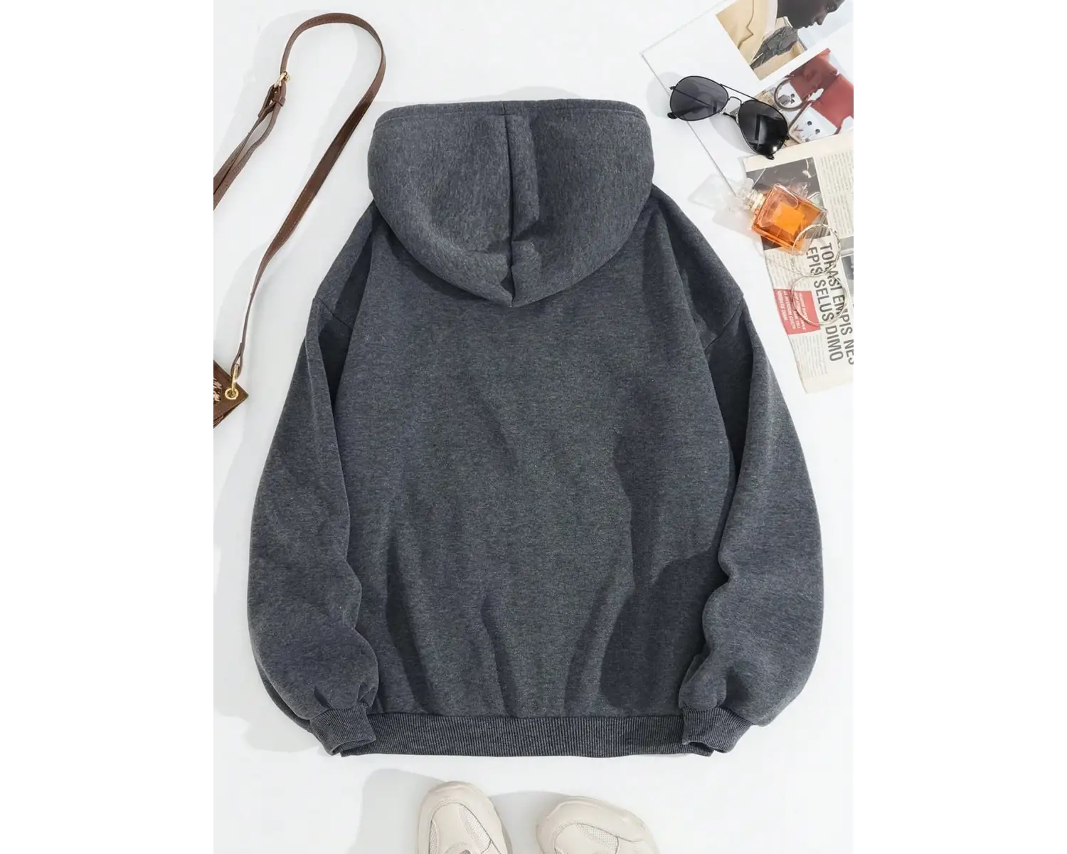 Güney Kore Bayrağı Baskılı Erkek Sweatshirtleri Kışlık Bisiklet Yaka Kapüşonlu Üstler Sokak P