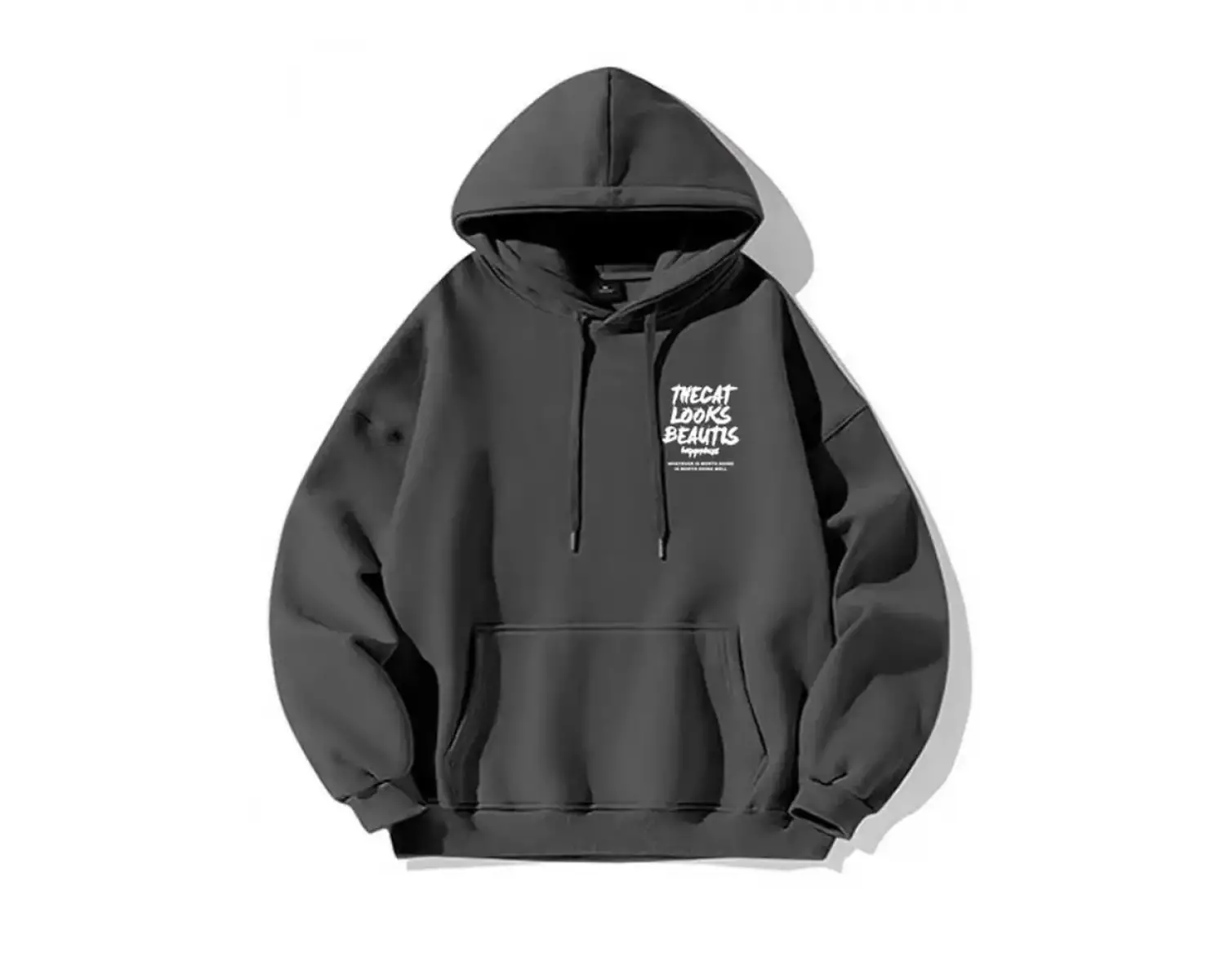 Günlük sokak giyimi kapüşonlu sweatshirt modası Erkek Rahat Kapüşonlu Sweatshirt Hip Hop Kıya