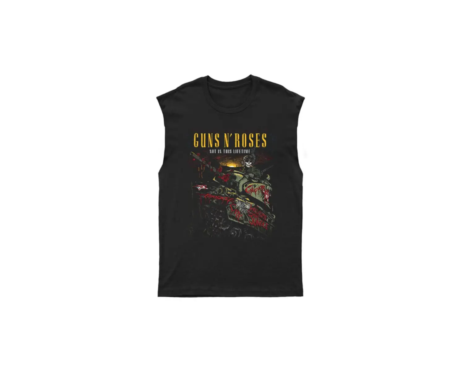 Guns N Roses Kesik Kol Tişört Kolsuz T-shirt Bkt5230