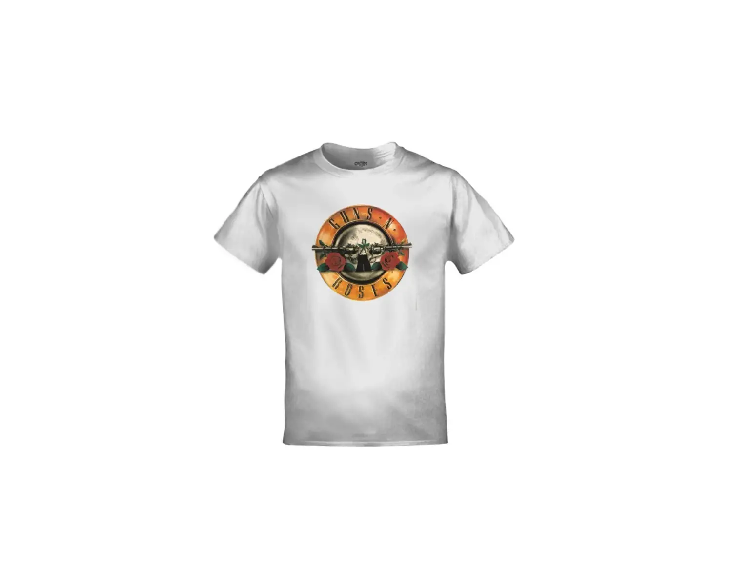 Guns N Roses Logo Baskılı Unisex Ekru Renk