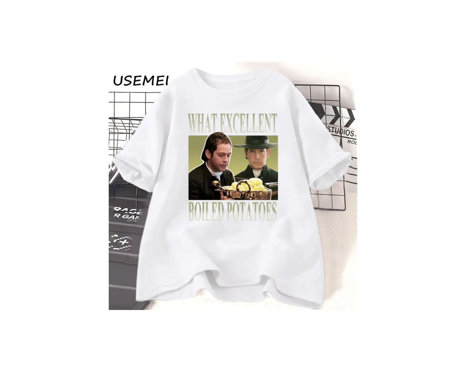 Gurur ve önyargı grafik T shirt ne Exellent kaynamış patates komik Meme T-shirt kadın erkek p 3006