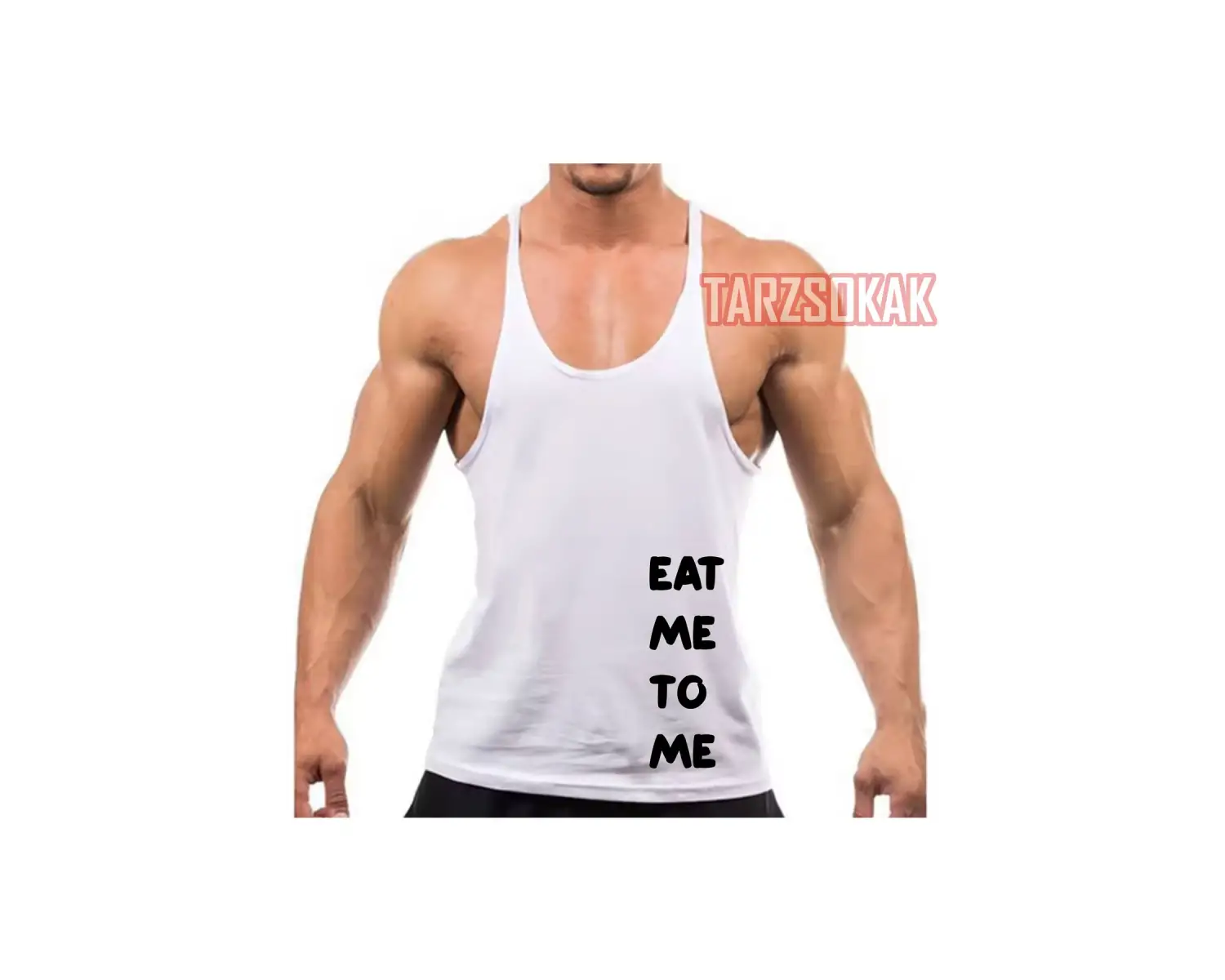 Gym Tank Top Fitness Sporcu Atleti EAT ME TO ME YE BENİ