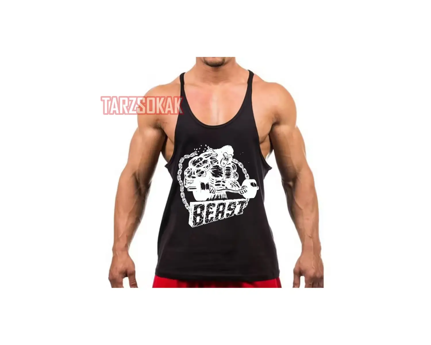 Gym Tank Top Fitness Sporcu Atleti GYM3