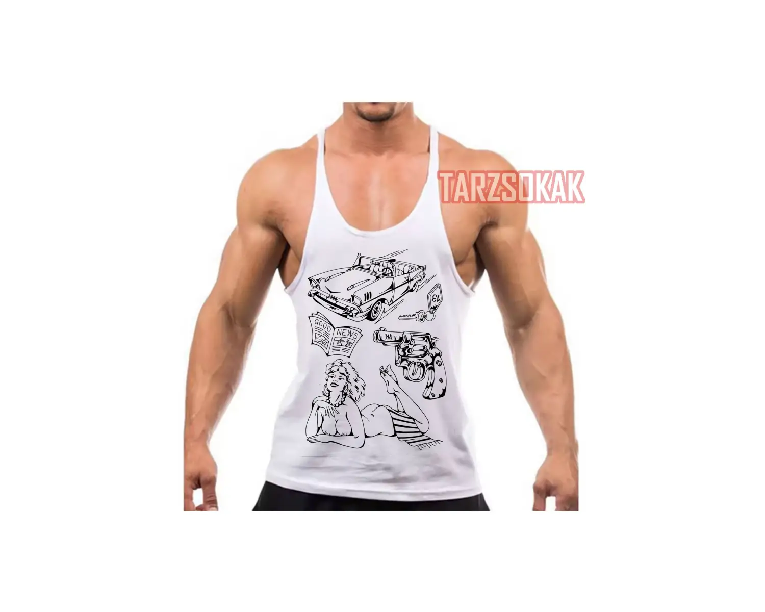Gym Tank Top Fitness Sporcu Atleti GYM54
