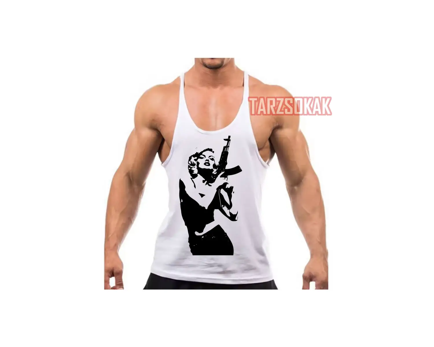 Gym Tank Top Fitness Sporcu Atleti GYM56