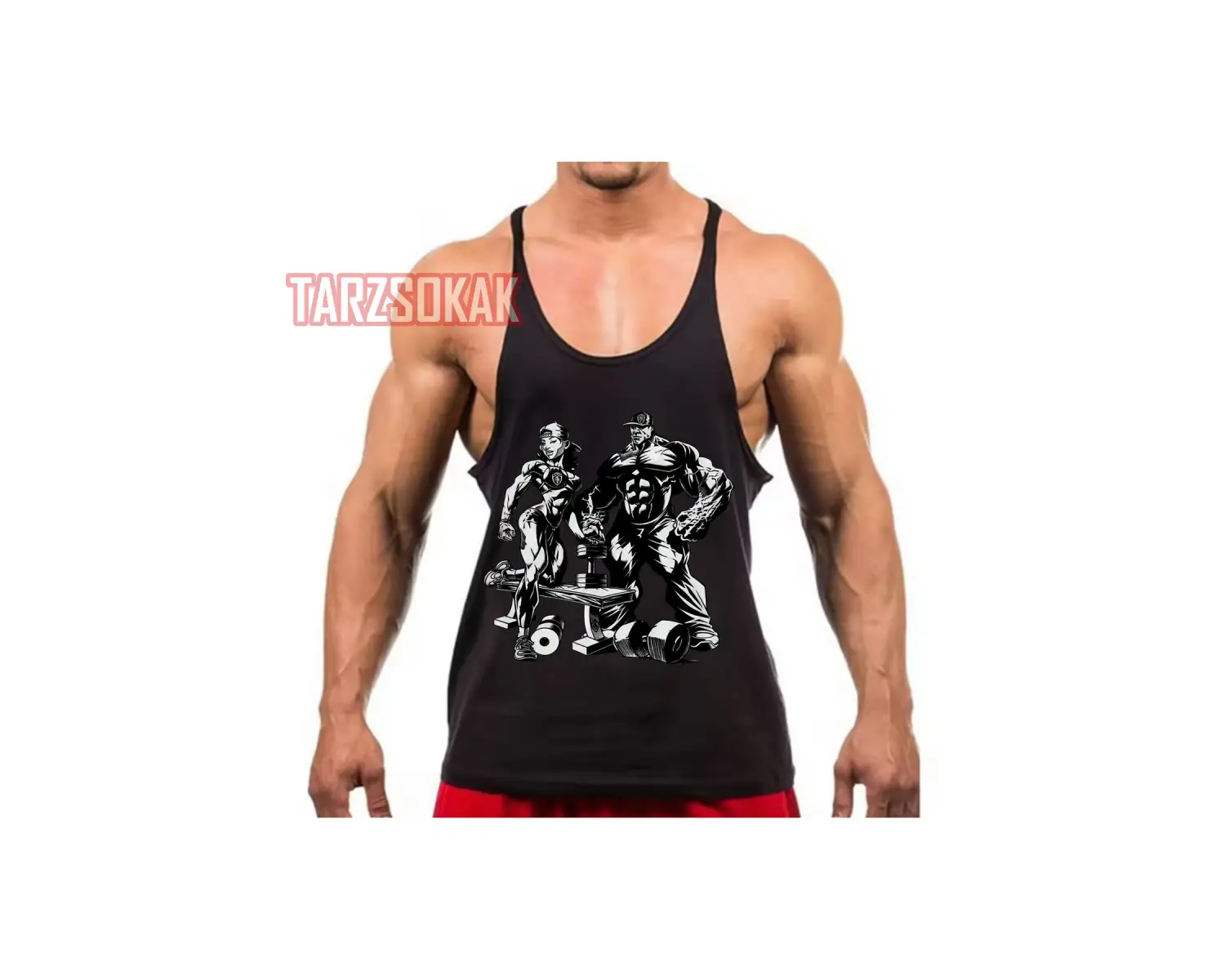 Gym Tank Top Fitness Sporcu Atleti GYM66
