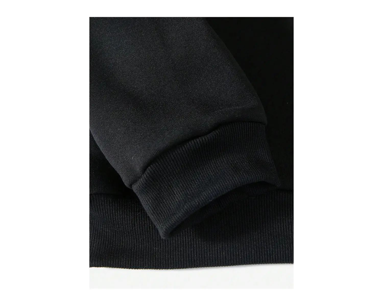 Halloween Letter Graphic Lined Sweatshirt Siyah