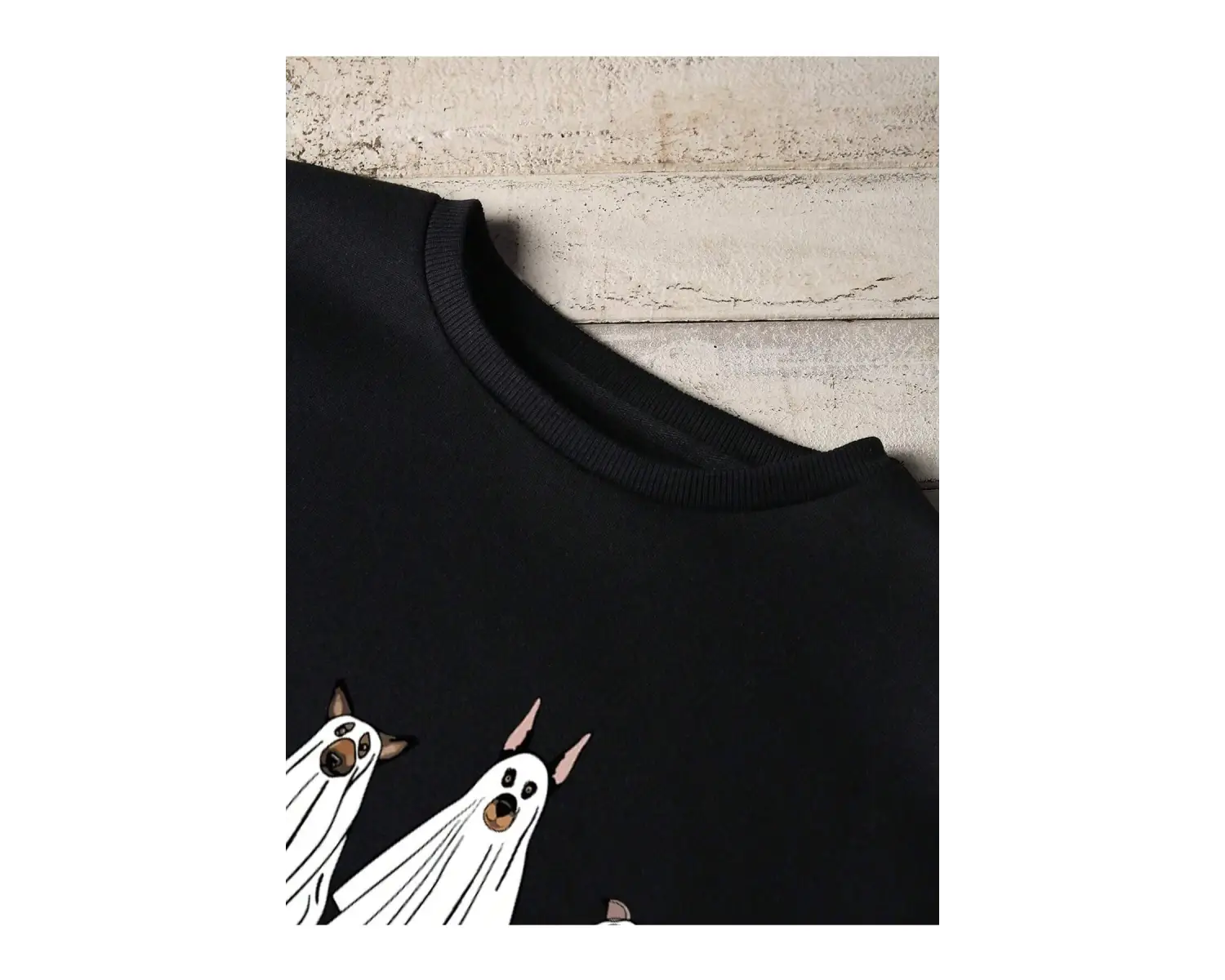 Halloween Print Siyah