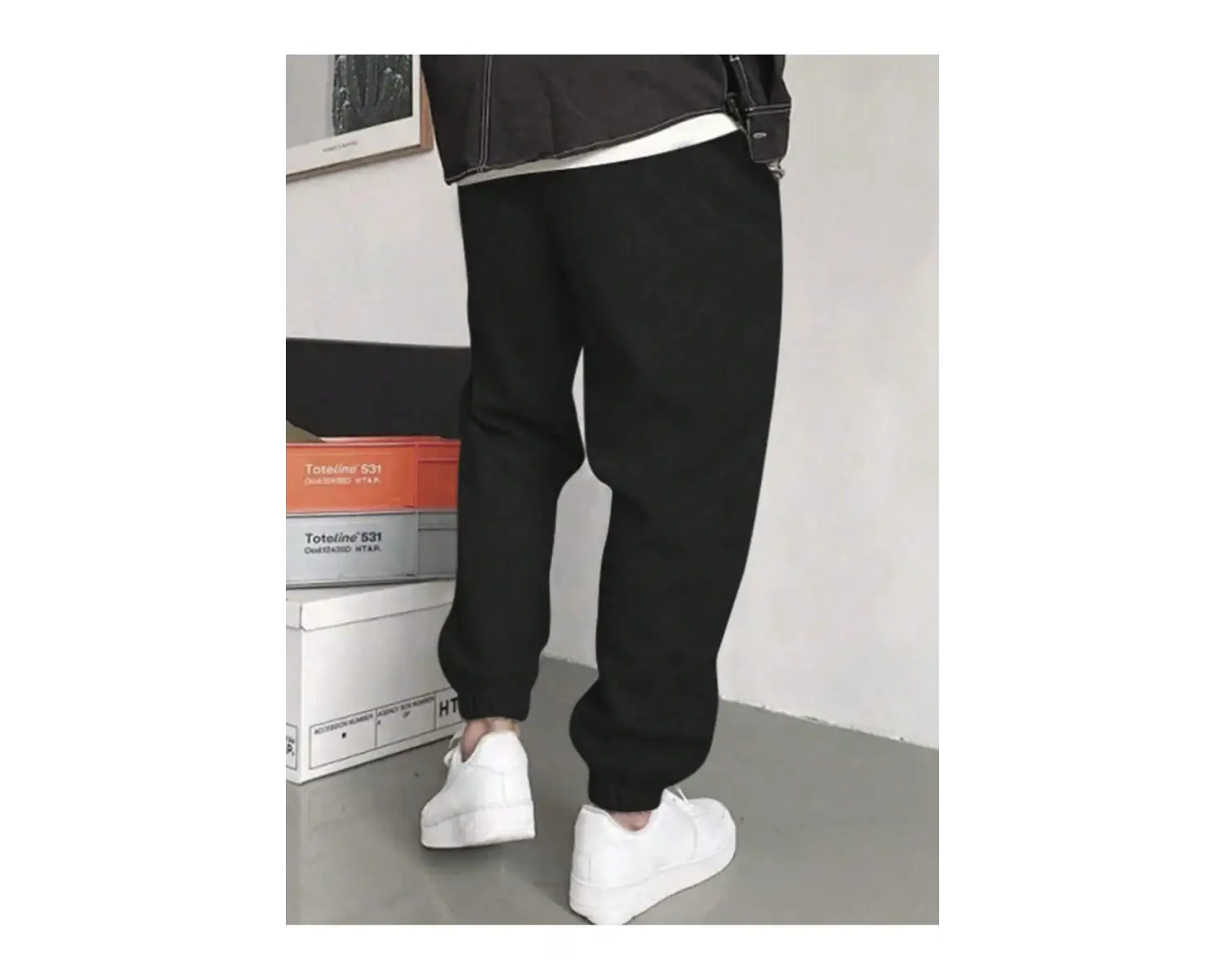 Halloween Skeleton Hand Print Drawstring Waist Eşofman Altı