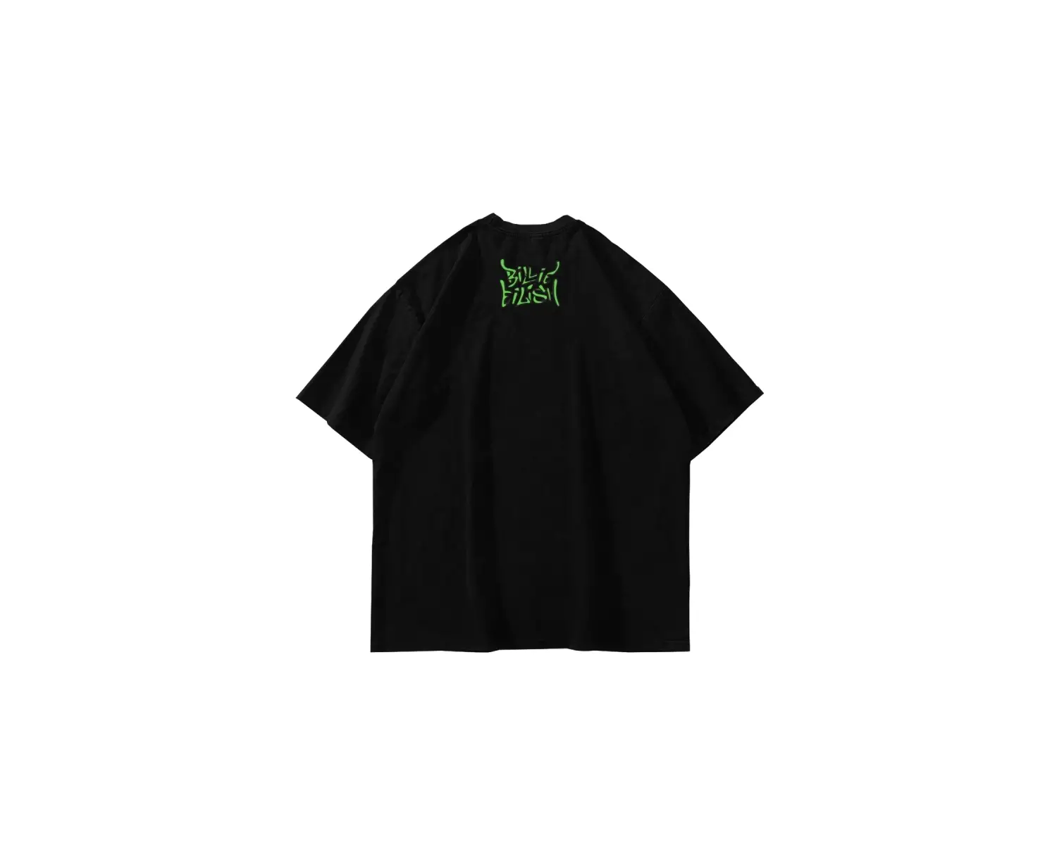 Happier Than Ever Baskılı Oversize Unisex Beyaz