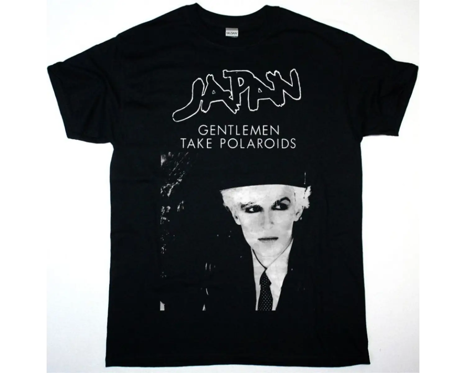 HAPPY MONDAYS LOGO WHITE T-SHIRT ÖN BASKILI