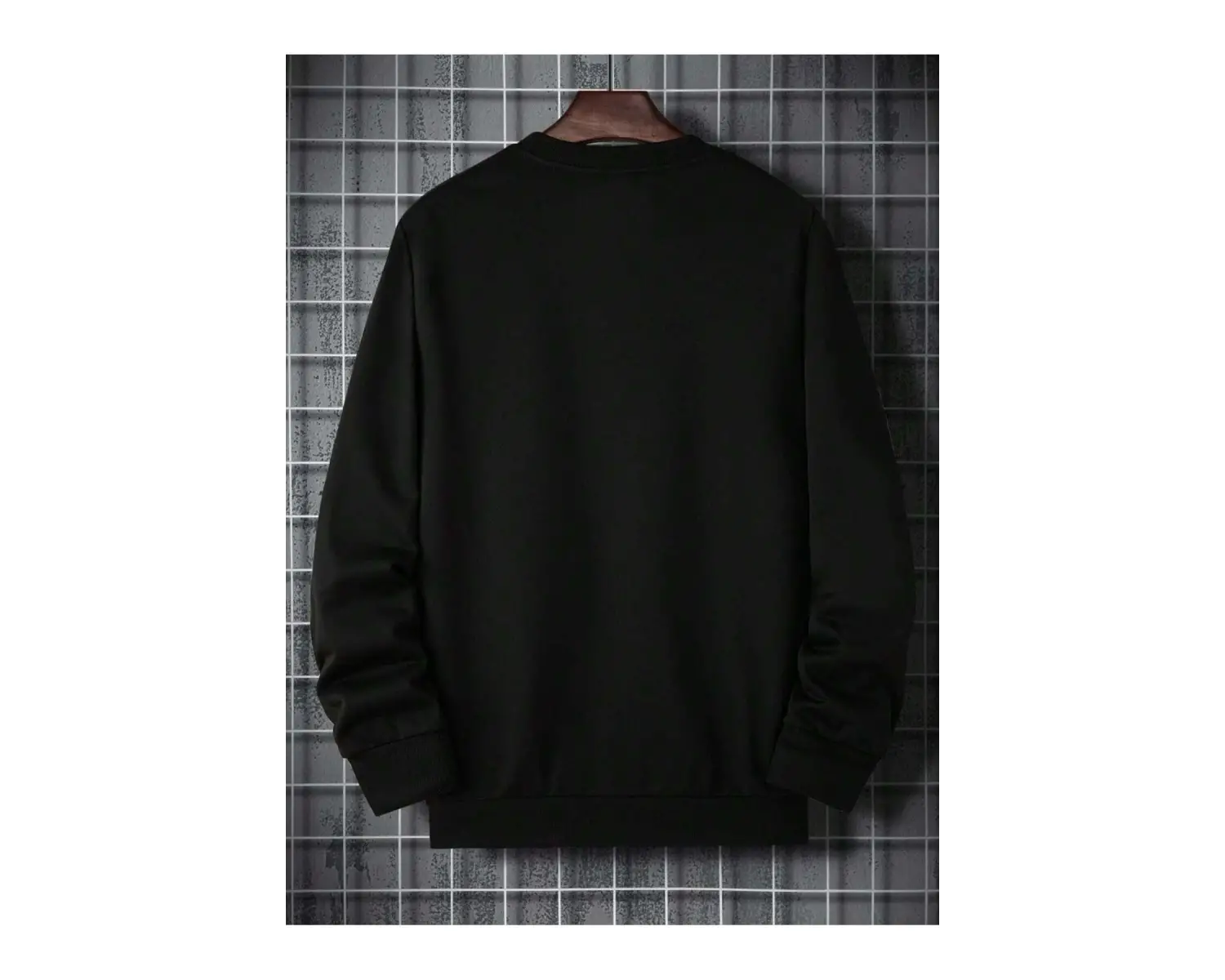 Harajuka Sokakt Manfinity Hypemode Katı Damla Omuz Kazak Gri