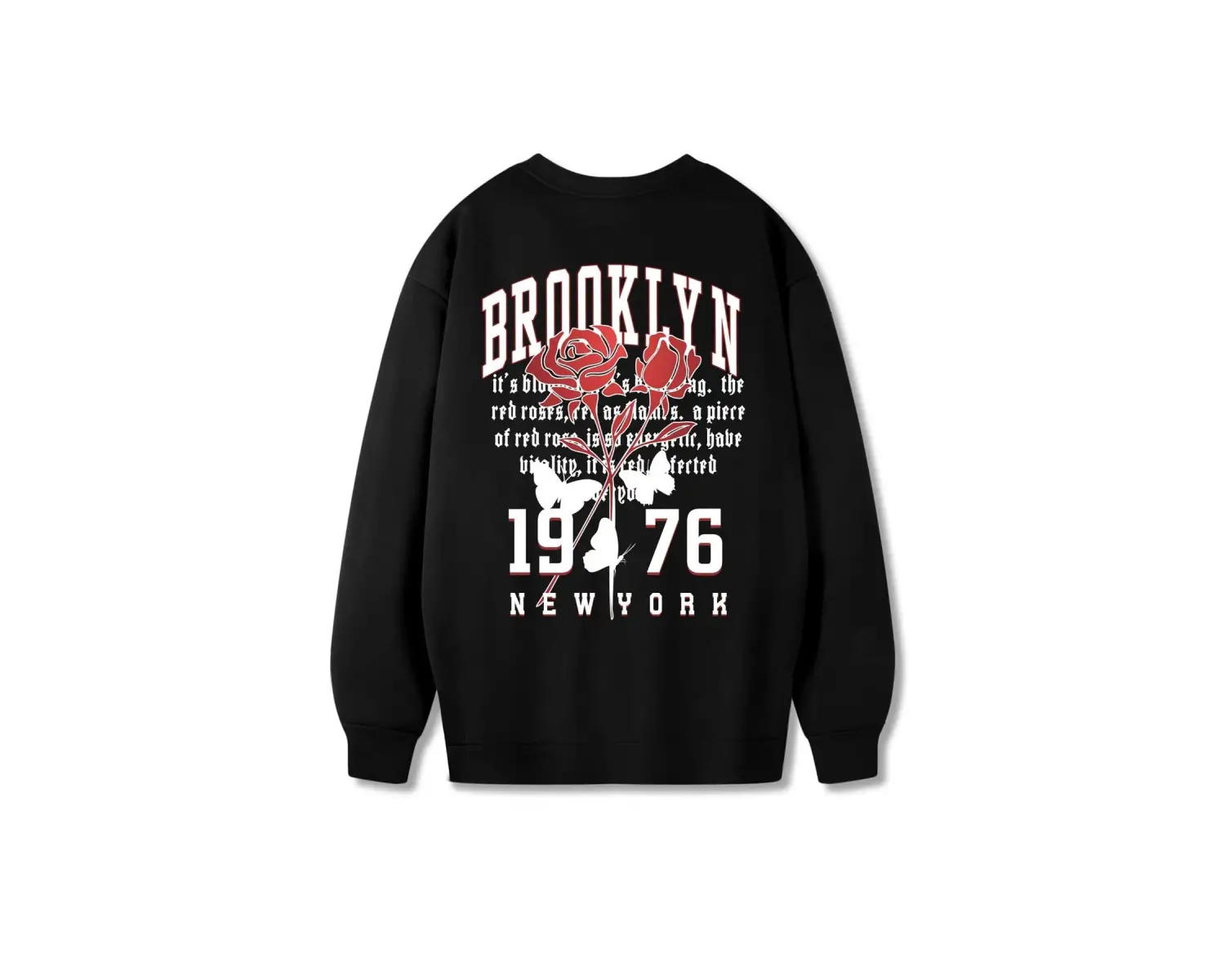 Harajuka Sokakt Oyun Kartı Baskı Siyah