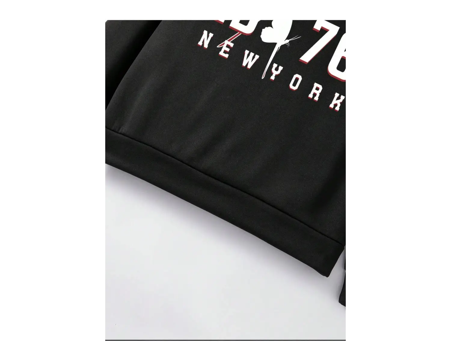 Harajuka Sokakt Oyun Kartı Baskı Siyah