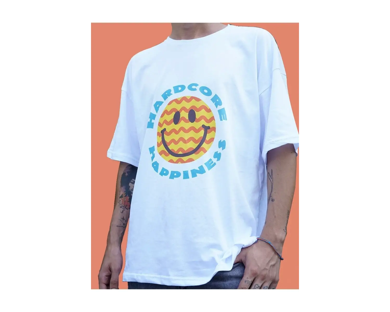 Hardcore Happiness / Oversize Tişört