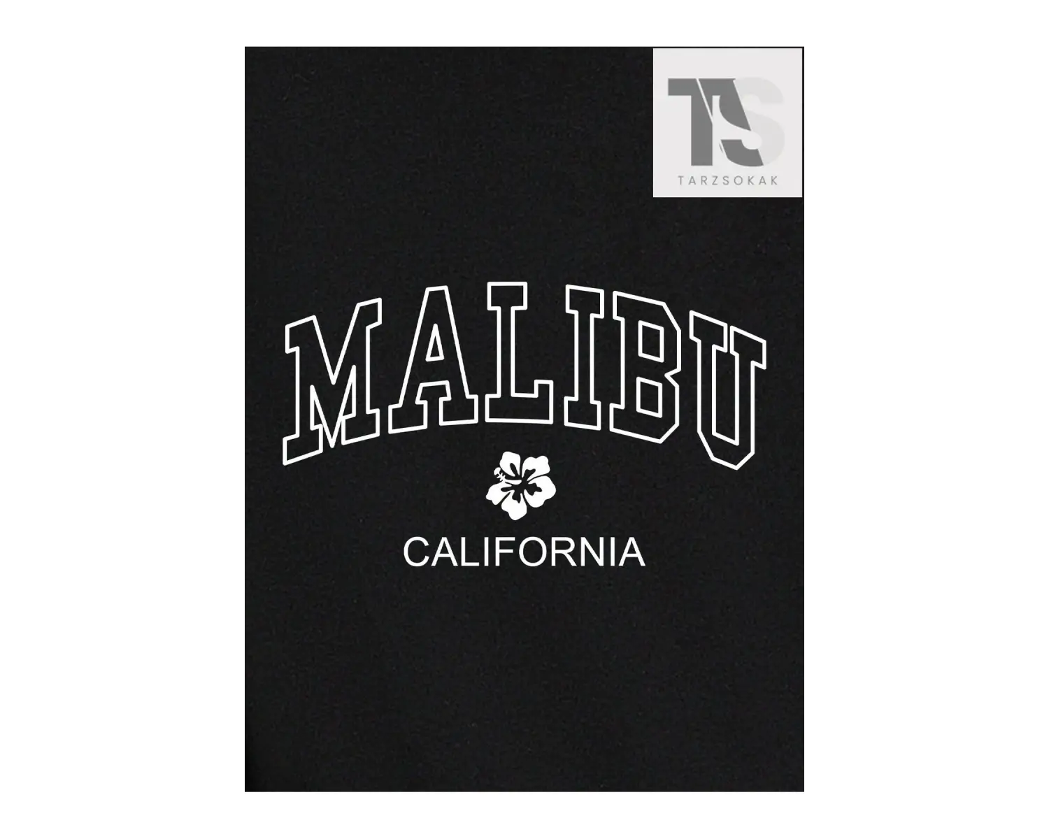 Harfli Grafik Düşük Omuz Oversize Tişört