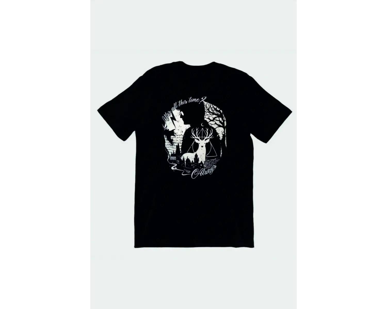 Harry Potter Always Baskılı Penye T-shırt