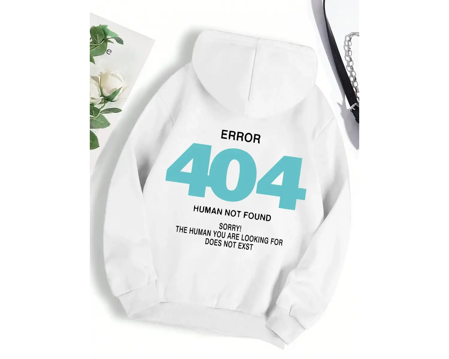 Hata 404 İnsan Bulunmaz Üzgünüm! Kadın Kapşonlu Moda S-XXL Kapüşonlular Polar Yüksek Kaliteli