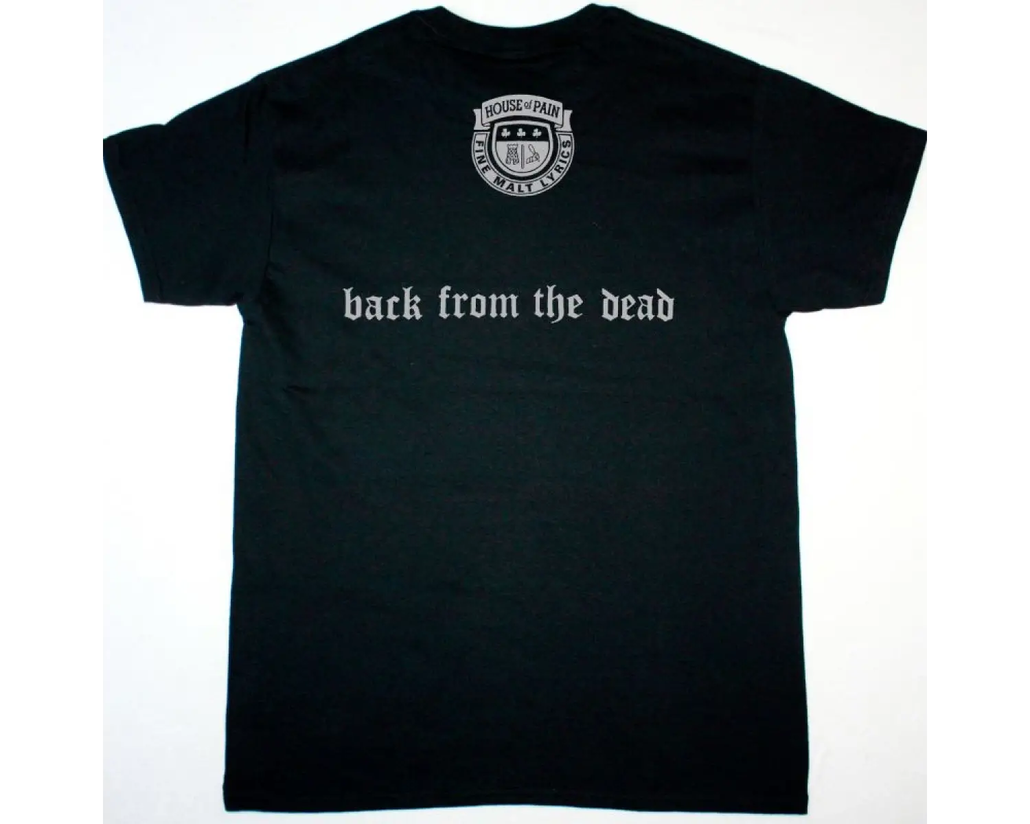 HATEBREED LOGO NEW BLACK T-SHIRT ÖN VE ARAKA BASKILI