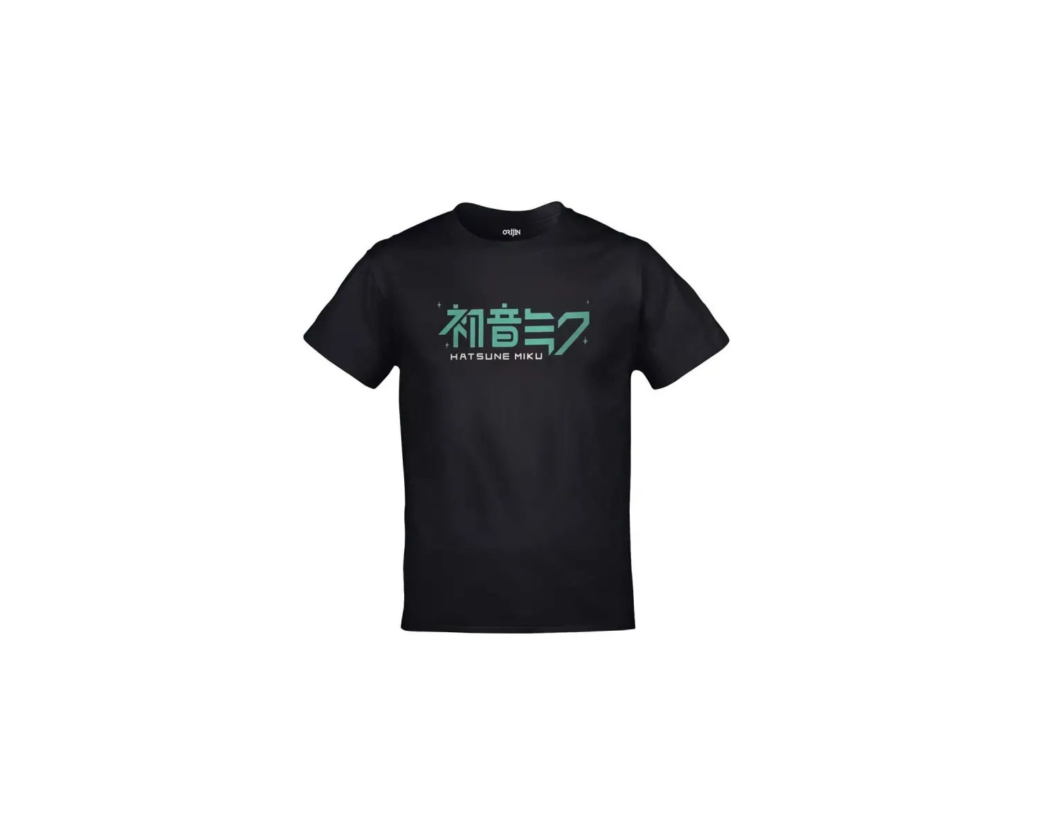Hatsune Miku Cv01 Vocaloid Ön Arka Baskılı Unisex Siyah