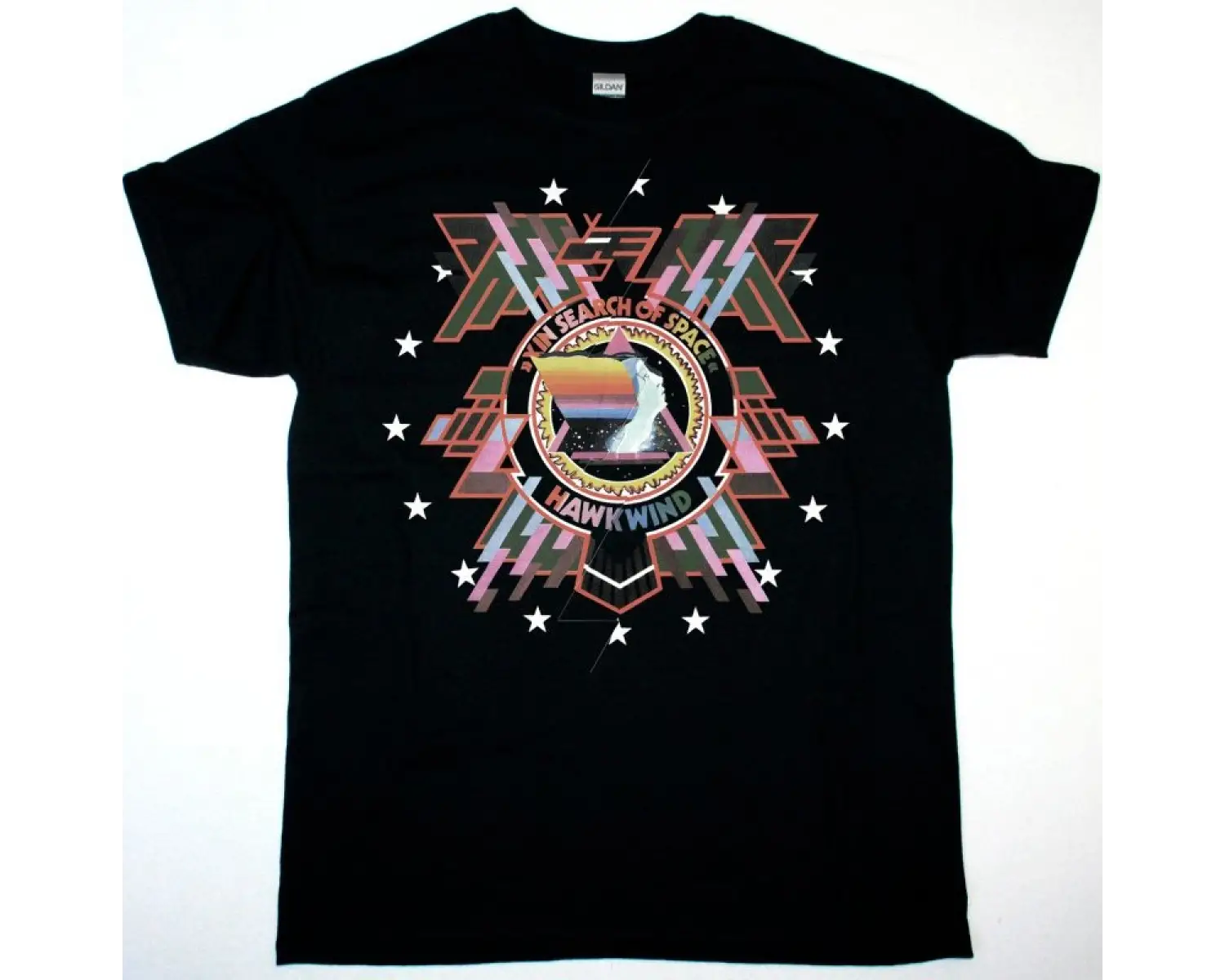 HAWKWIND DOREMI FASOL LATIDO NEW BLACK T-SHIRT ÖN BASKILI